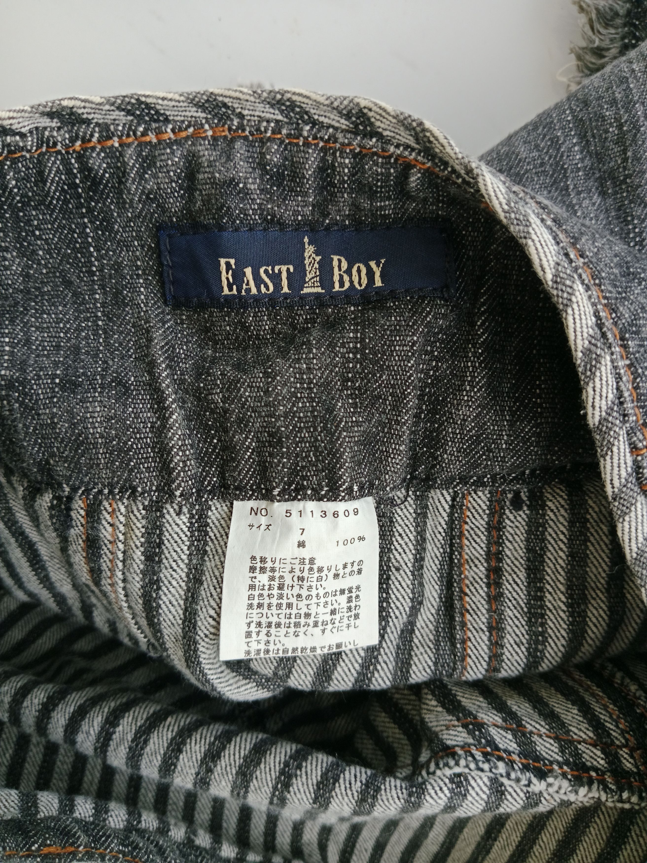Vintage Vintage East Boy Denim Skirt Nice Style Size 28" / US 6 / IT 42 - 8 Thumbnail