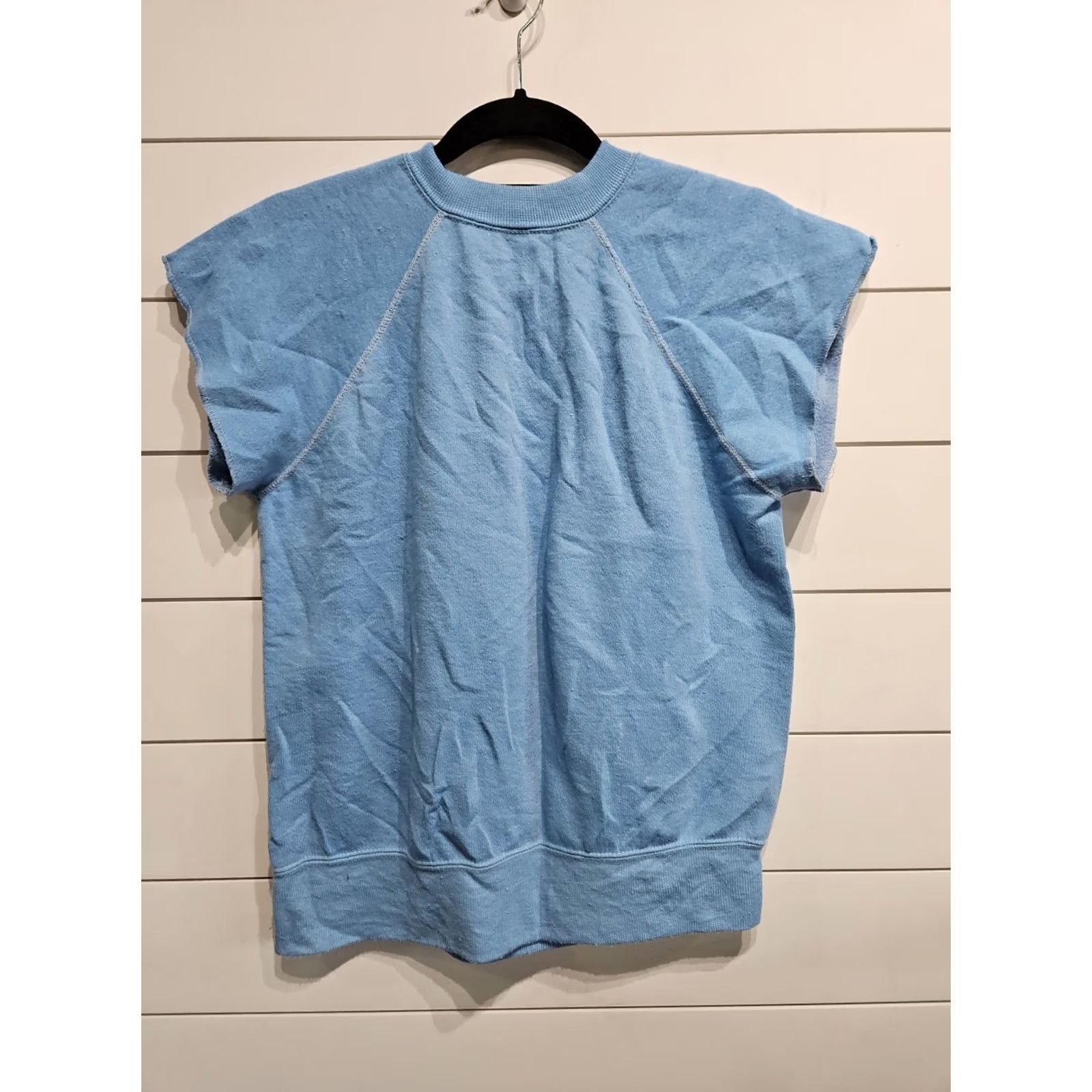 Vintage VINTAGE Sportswear Short Sleeve Crewneck Sweatshirt Mens M Blue USA Raglan Pullover 50/50 22" 18" Measurements USA Made RARE!!! Size US M / EU 48-50 / 2 - 6 Thumbnail