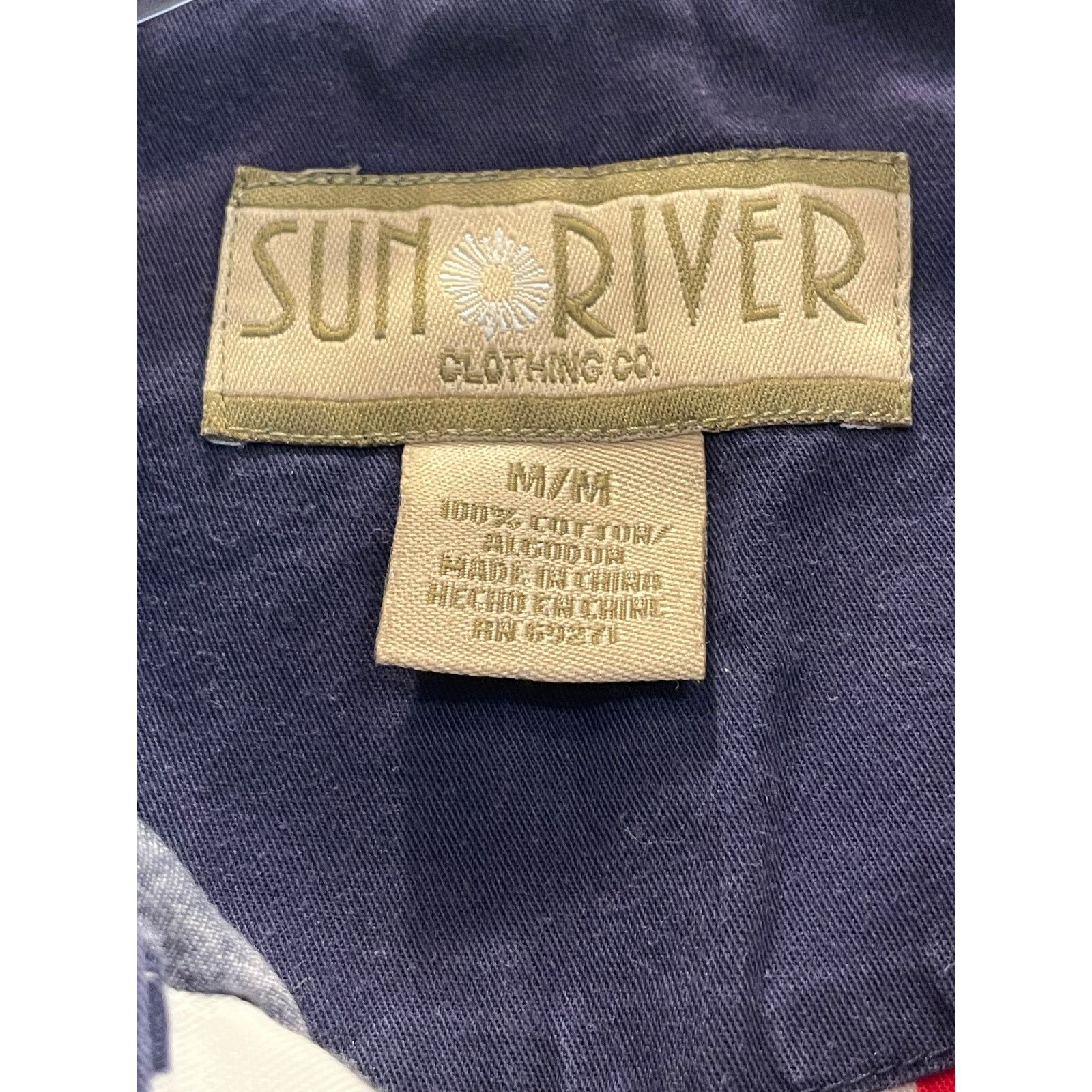 Other Sun River Americana Flag Button up Med 100% Cotton Size US M / EU 48-50 / 2 - 3 Thumbnail