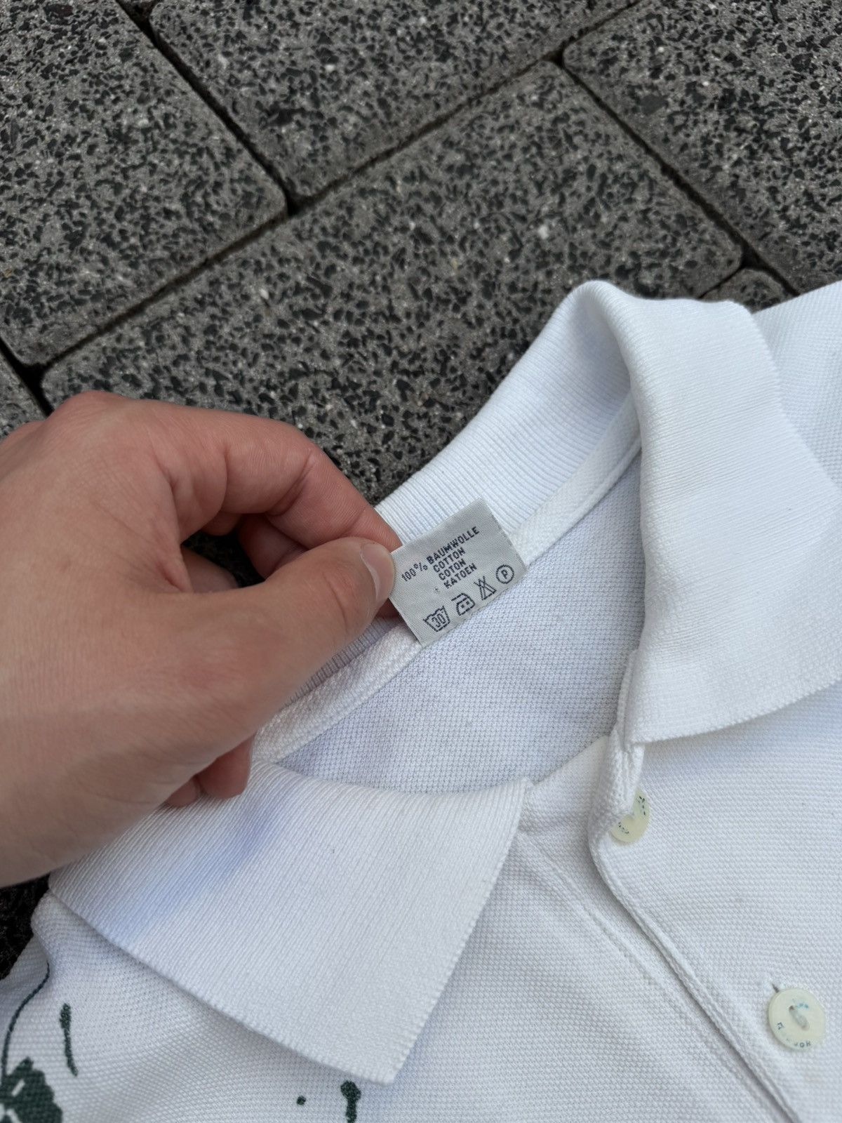 Reebok Vintage 90s REEBOK "MICHAEL STICH" Tennis Poloshirt Rare Size US L / EU 52-54 / 3 - 6 Thumbnail