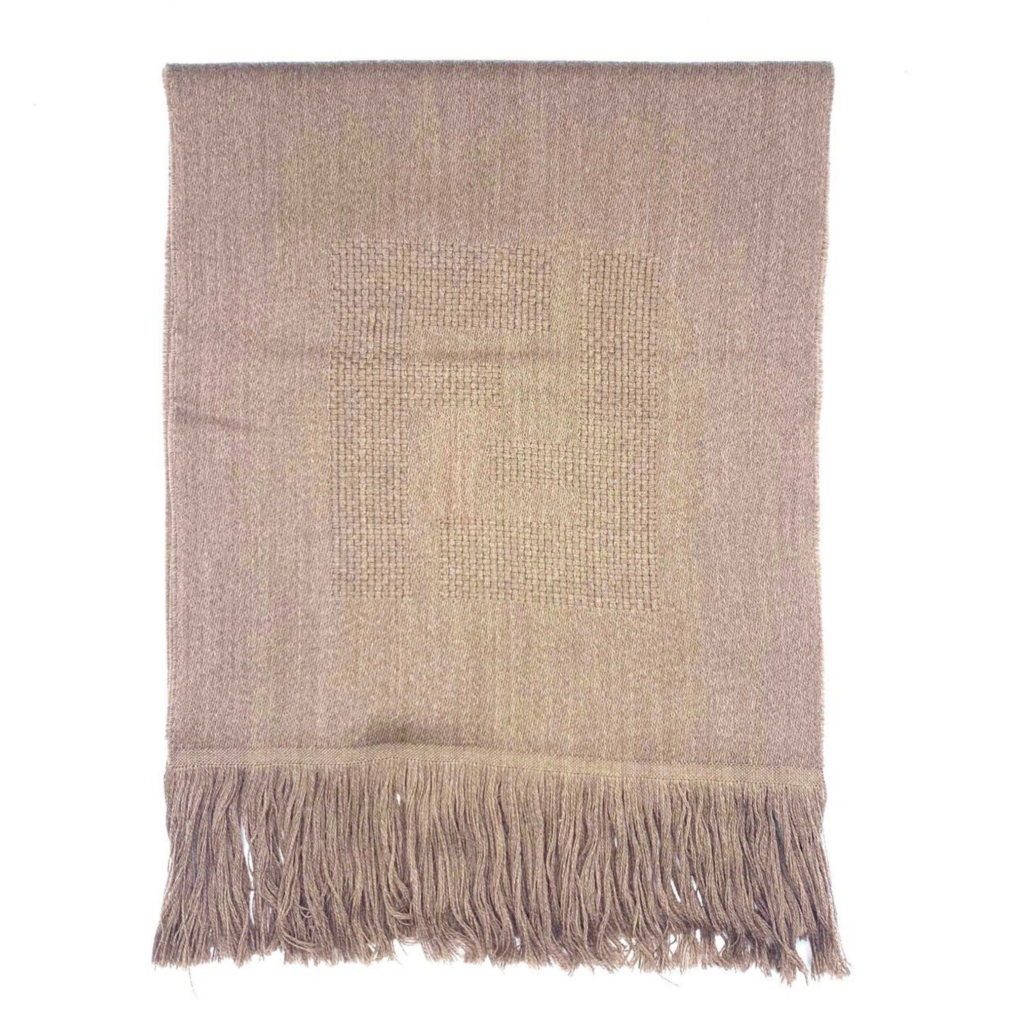 Fendi Fendi scarf, brown, wool women's, men's, FENDI Size ONE SIZE - 1 Thumbnail