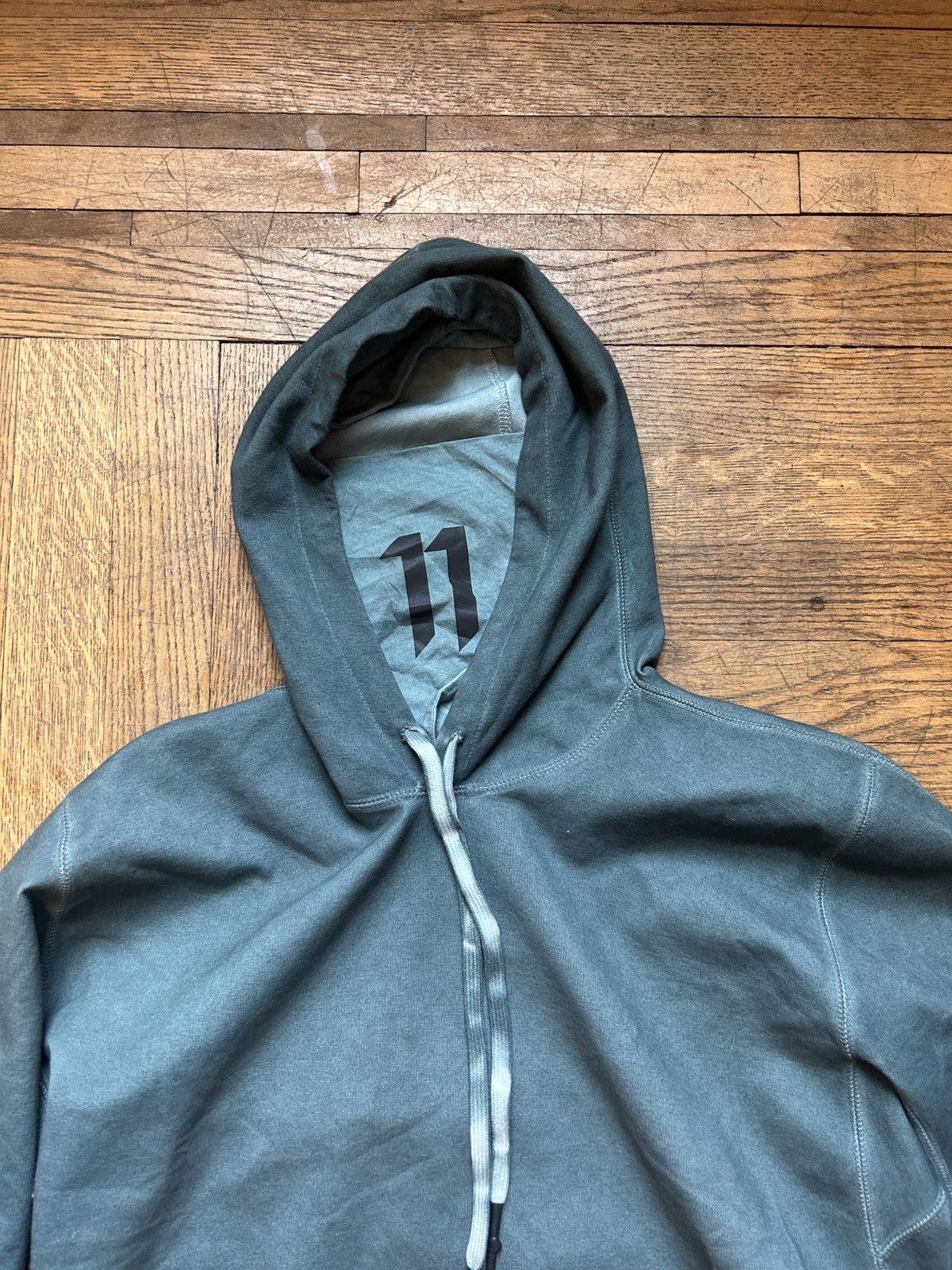 11 By Boris Bidjan Saberi Garment Dye Ninja Mask Hoodie Size US S / EU 44-46 / 1 - 4 Thumbnail