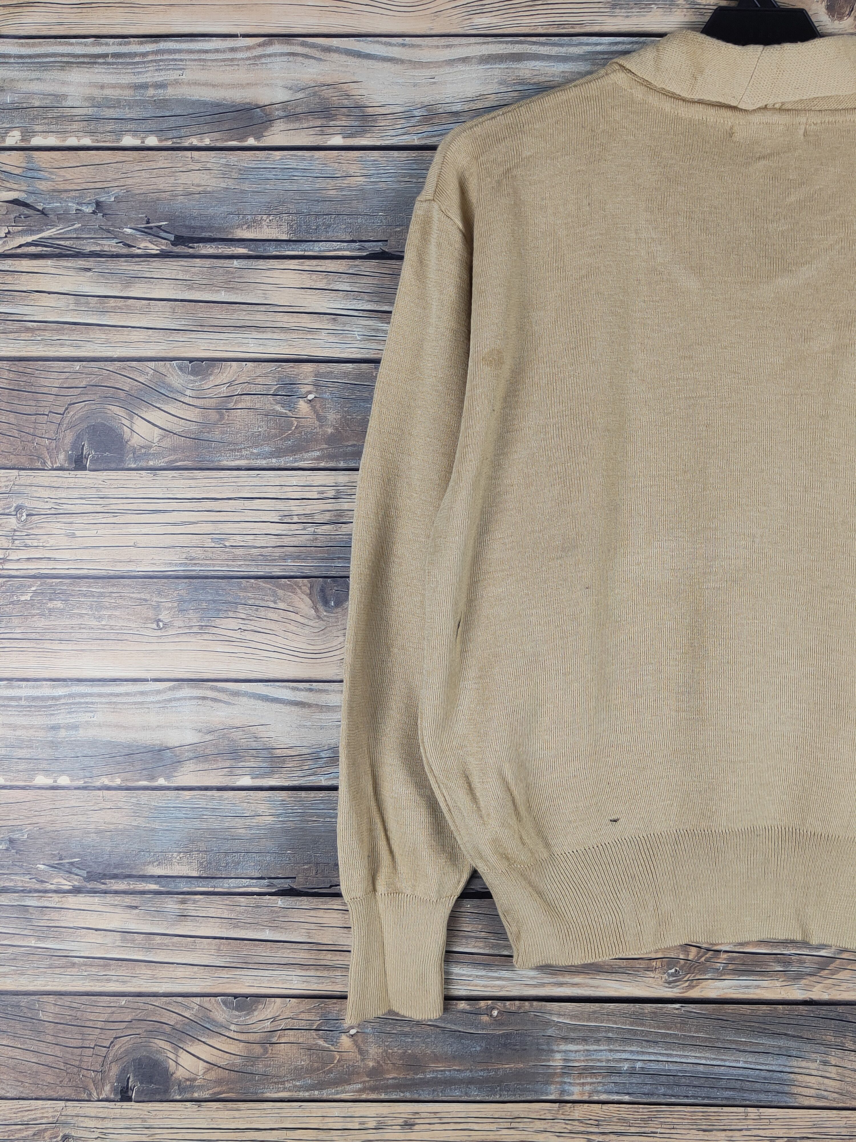 Vareuse Mustard Knitwear Crop Tops #W1364