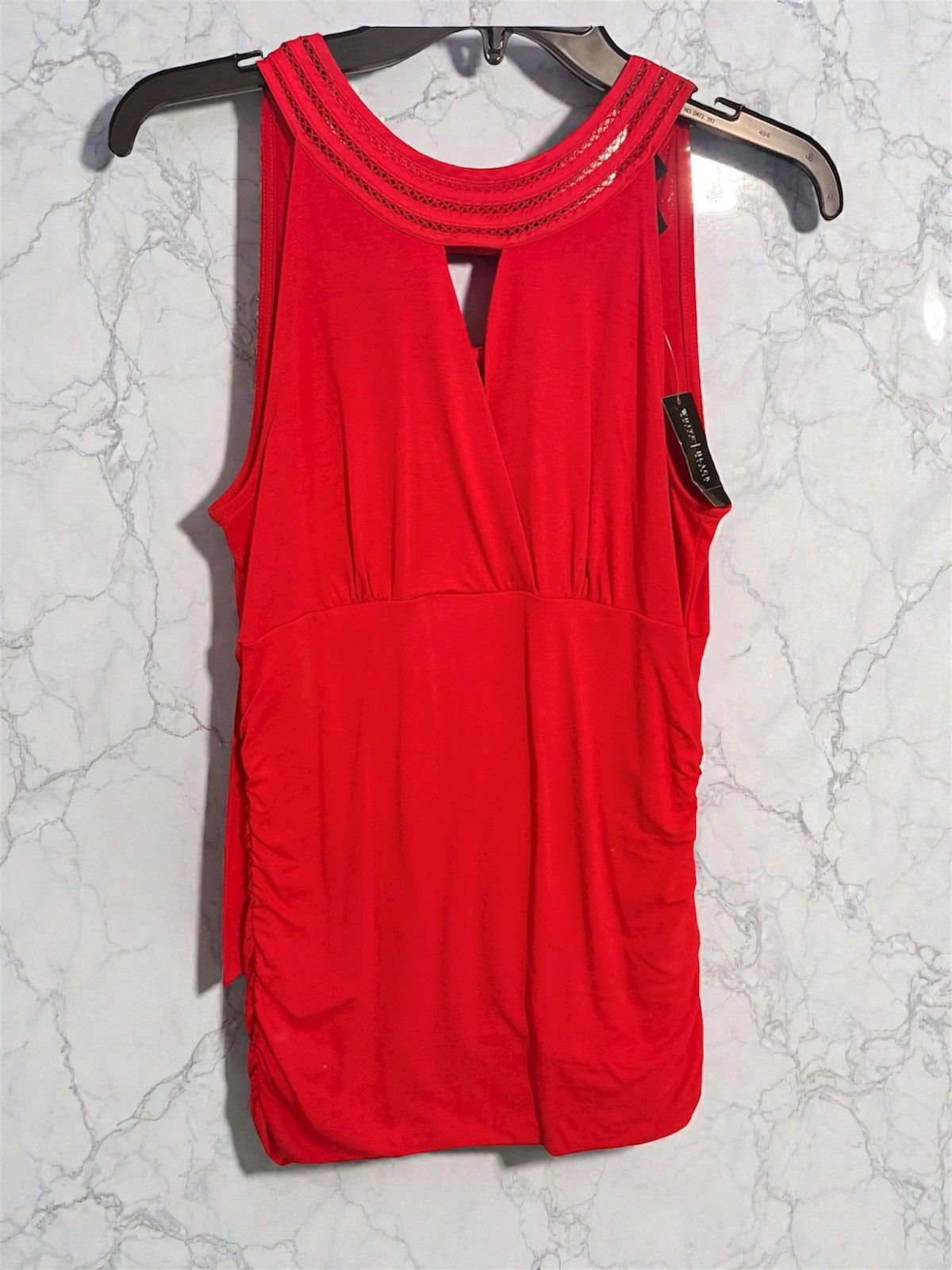 White House Black Market Cherry Red White House dress Size S / US 4 / IT 40 - 1 Thumbnail