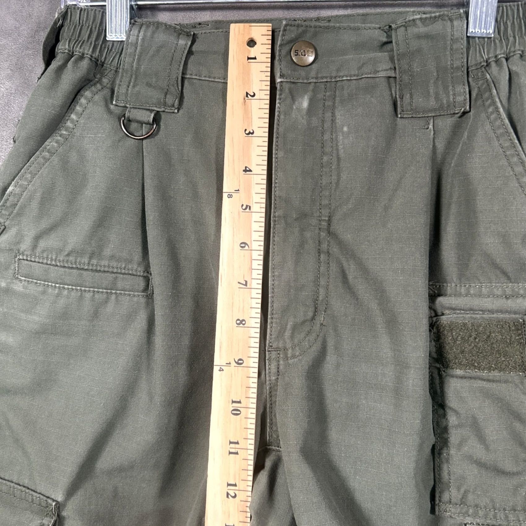 Vintage 5.11 Tactical Mens Regular Fit Taclite Pro Ripstop Cargo Pants Green 28x32 Size US 28 / EU 44 - 6 Thumbnail