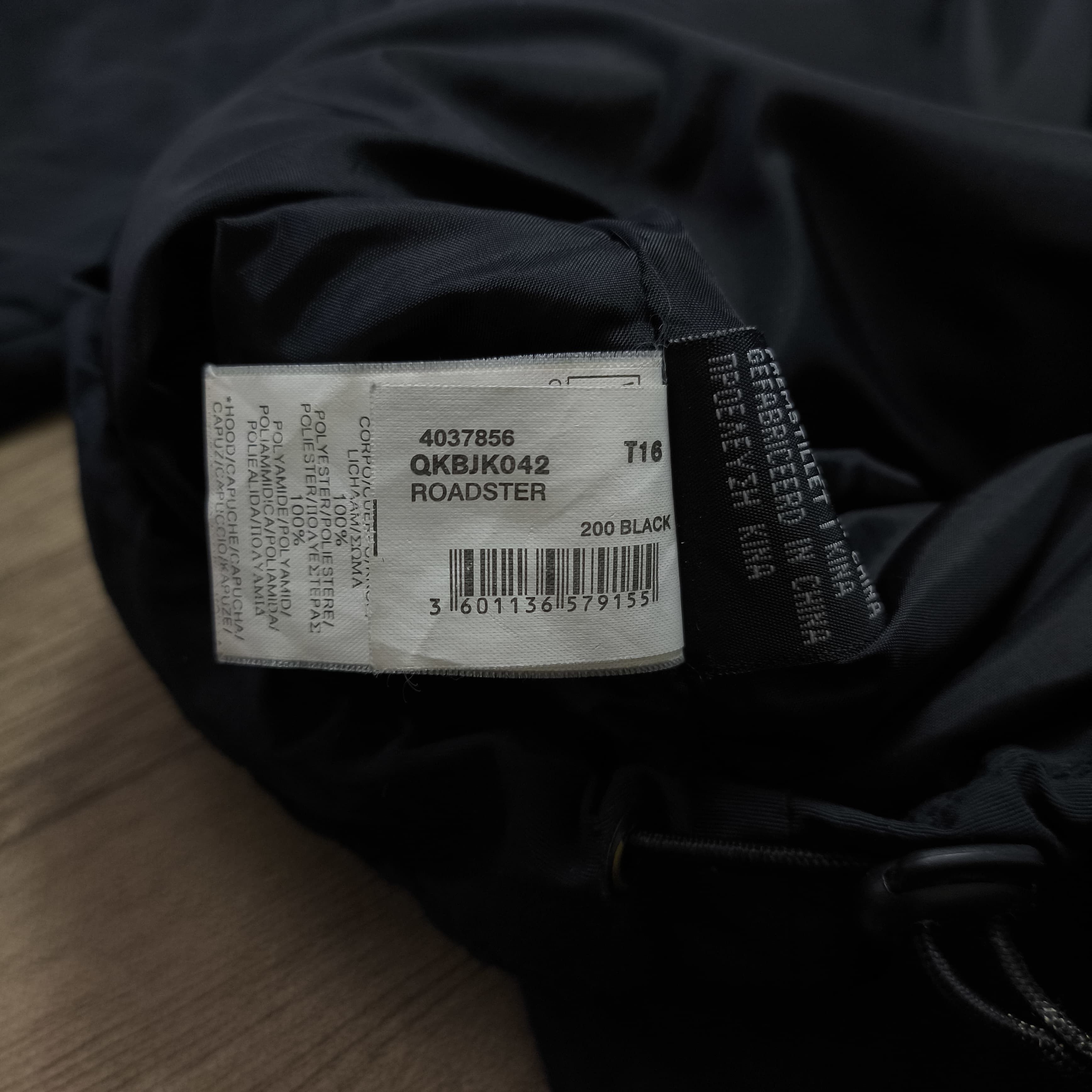 Quiksilver Quiksilver Black Half-Zip Anorak Jacket Size US L / EU 52-54 / 3 - 12 Thumbnail
