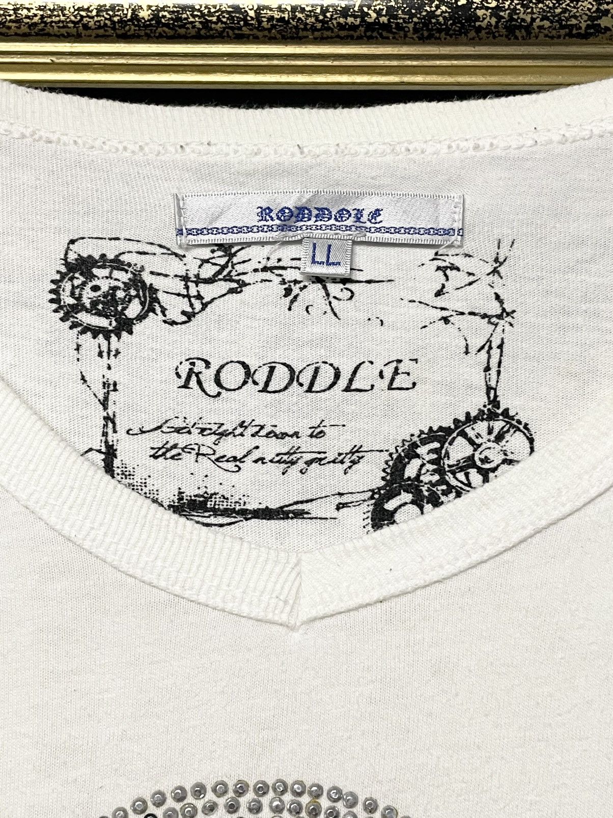 semanticdesign Vintage 1990s Japan Designer Roddle Ambition Punk Skull Tee Size US M / EU 48-50 / 2 - 7 Thumbnail