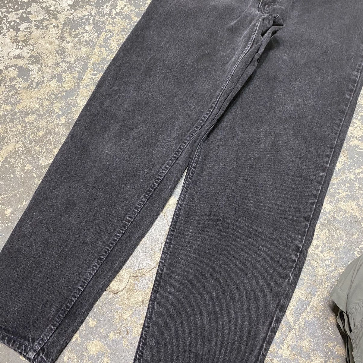 Other Vintage Levi’s 560 Baggy Fit Black Orange Tab Denim Jeans Size US 33 - 16 Thumbnail