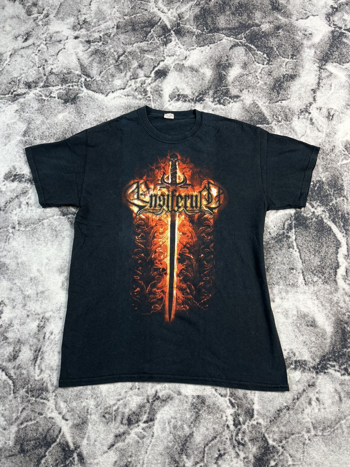 Band Tees Ensiferum Sword Best Rock T Shirt Size US M / EU 48-50 / 2 - 1 Thumbnail