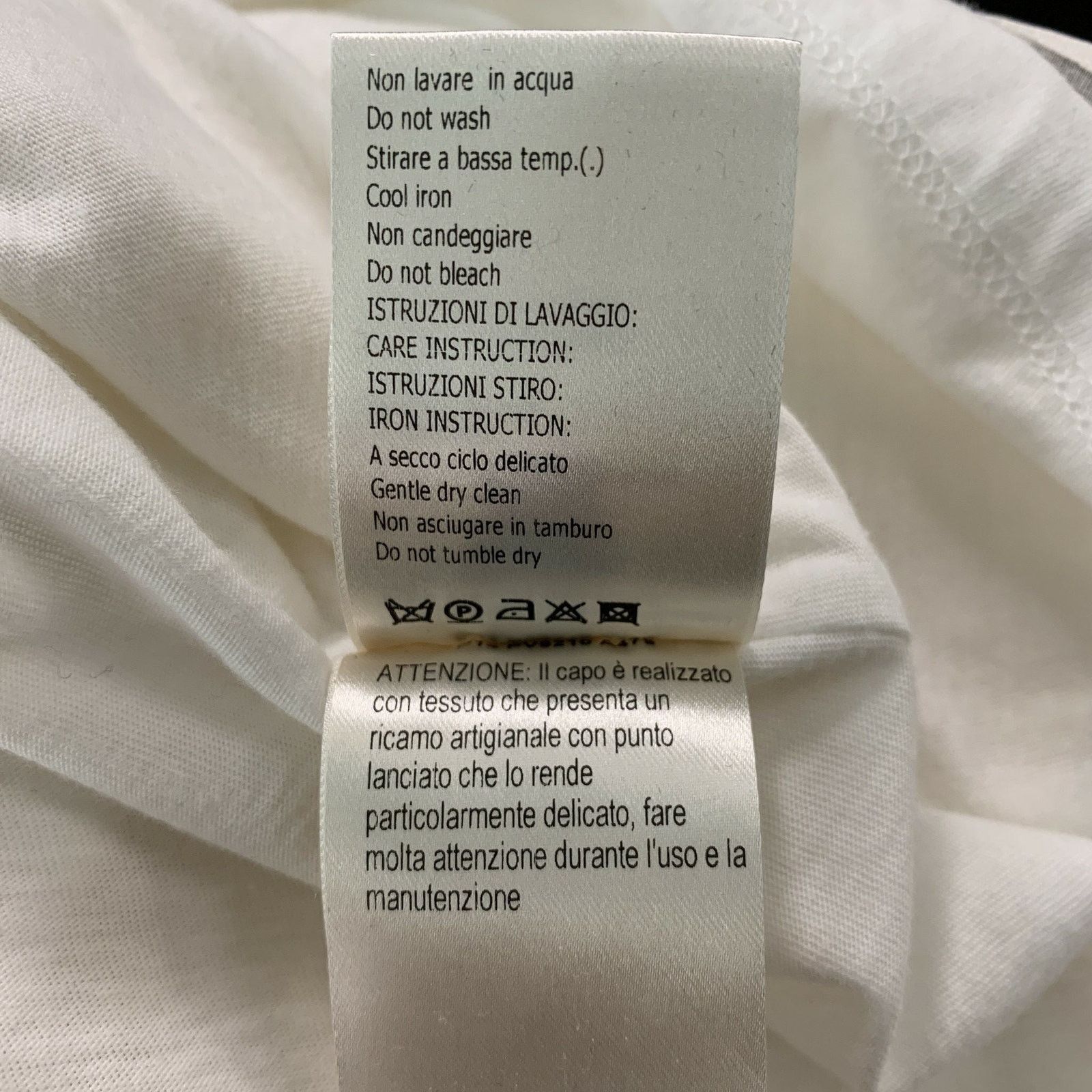 Giambattista Valli GIAMBATTISTA VALLI White Cotton Short Sleeve T-shirt Dress Size M / US 6-8 / IT 42-44 - 5 Thumbnail