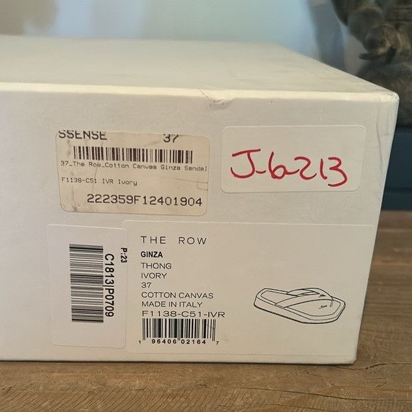 The Row NEW SSENSE THE ROW - Ginza sandals 37 ivory made in Italy Size US 7 / IT 37 - 3 Thumbnail