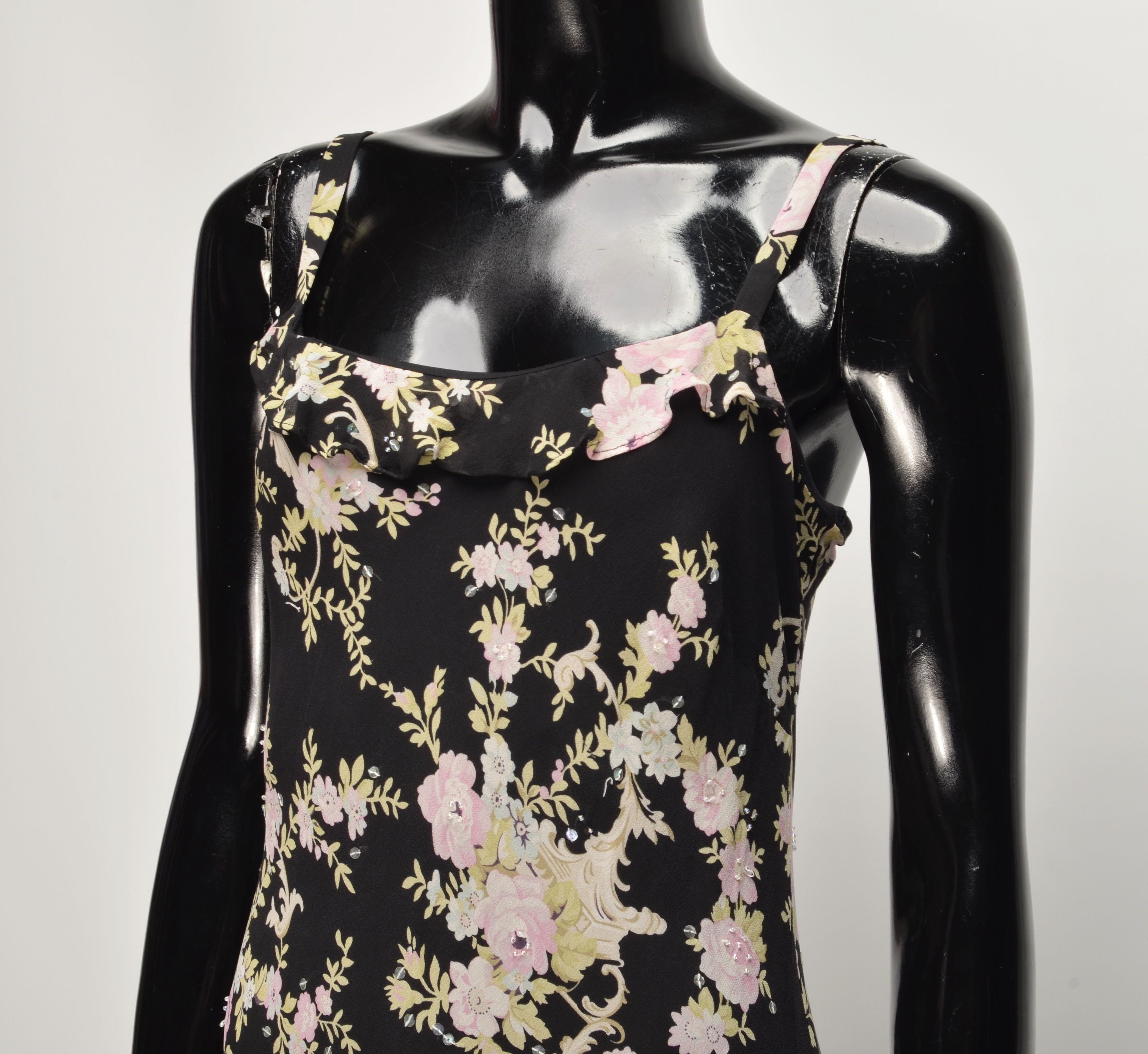 Laura Ashley Vintage Laura Ashley Y2K Mermaid Fairy Floral Dress Size M / US 6-8 / IT 42-44 - 2 Thumbnail