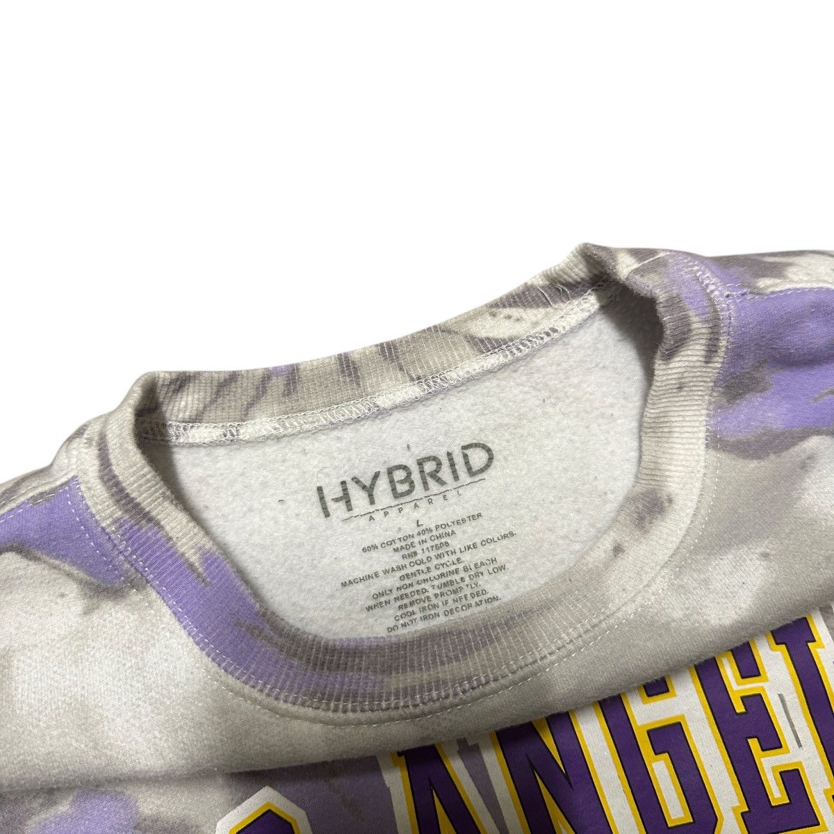 NBA Women’s Y2K Los Angeles Lakers Tie Dye Sweatshirt Size L / US 10 / IT 46 - 8 Thumbnail