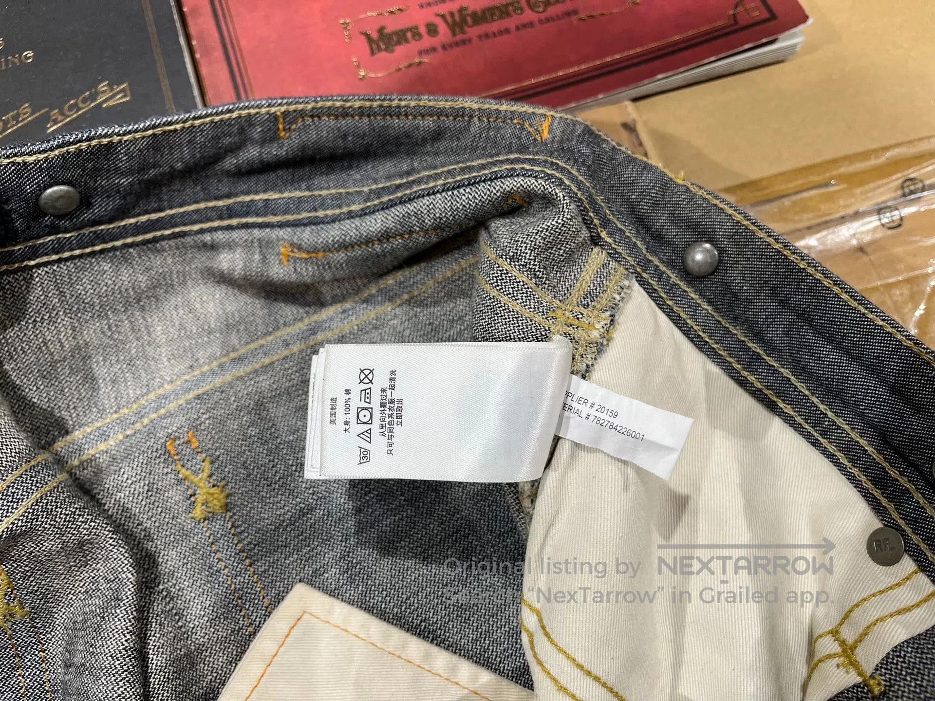 RRL Ralph Lauren RRL Limited Edition Denim Jeans. Size US 31 - 5 Thumbnail