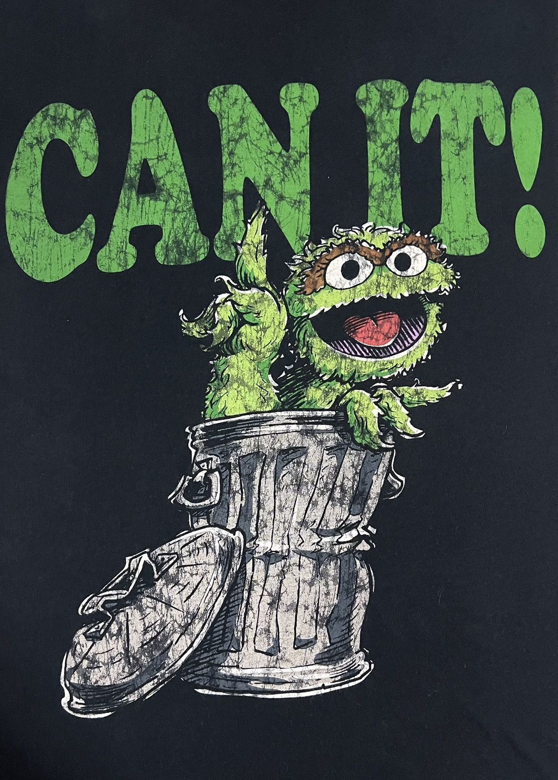 Other Sesame Street Oscar The Grouch CANT Graphic Tee Size US XL / EU 56 / 4 - 11 Thumbnail