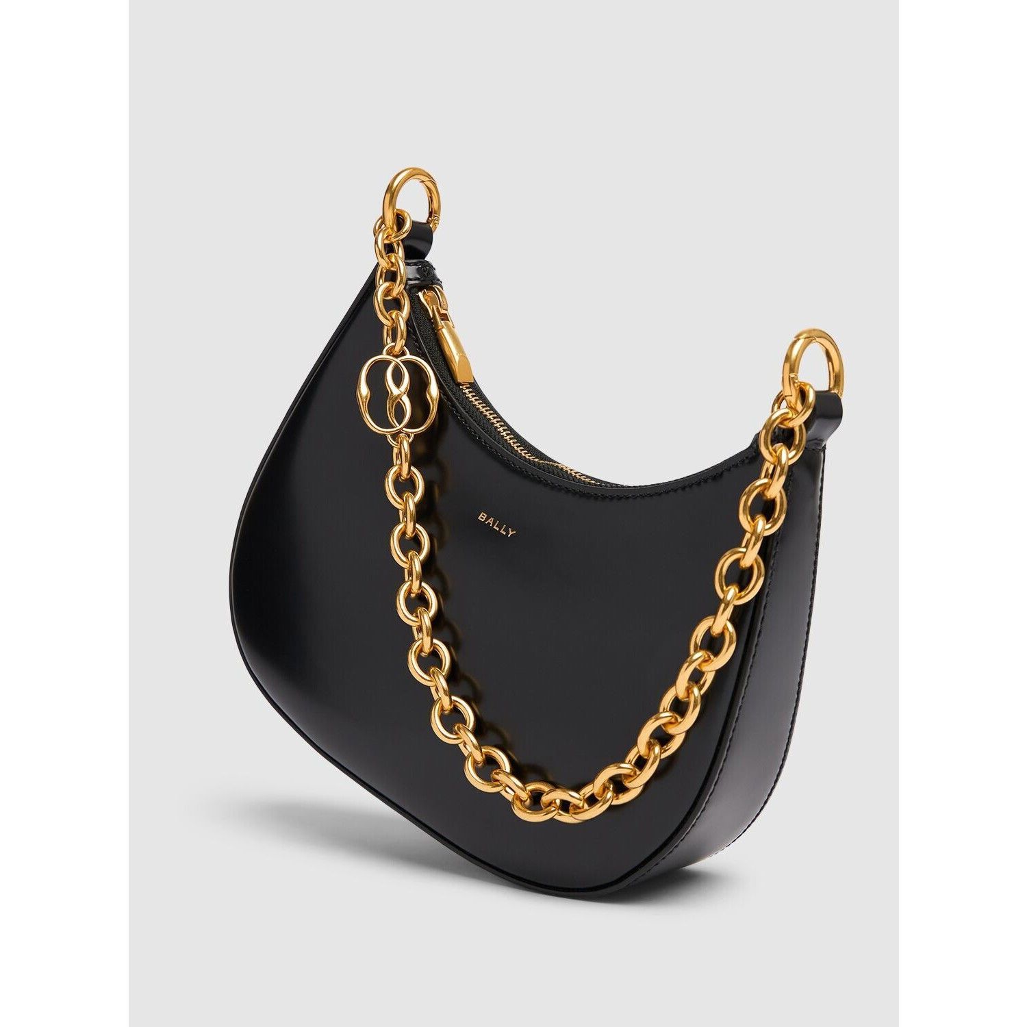 Bally BALLY Black Leather Shoulder Bag New Size ONE SIZE - 2 Thumbnail
