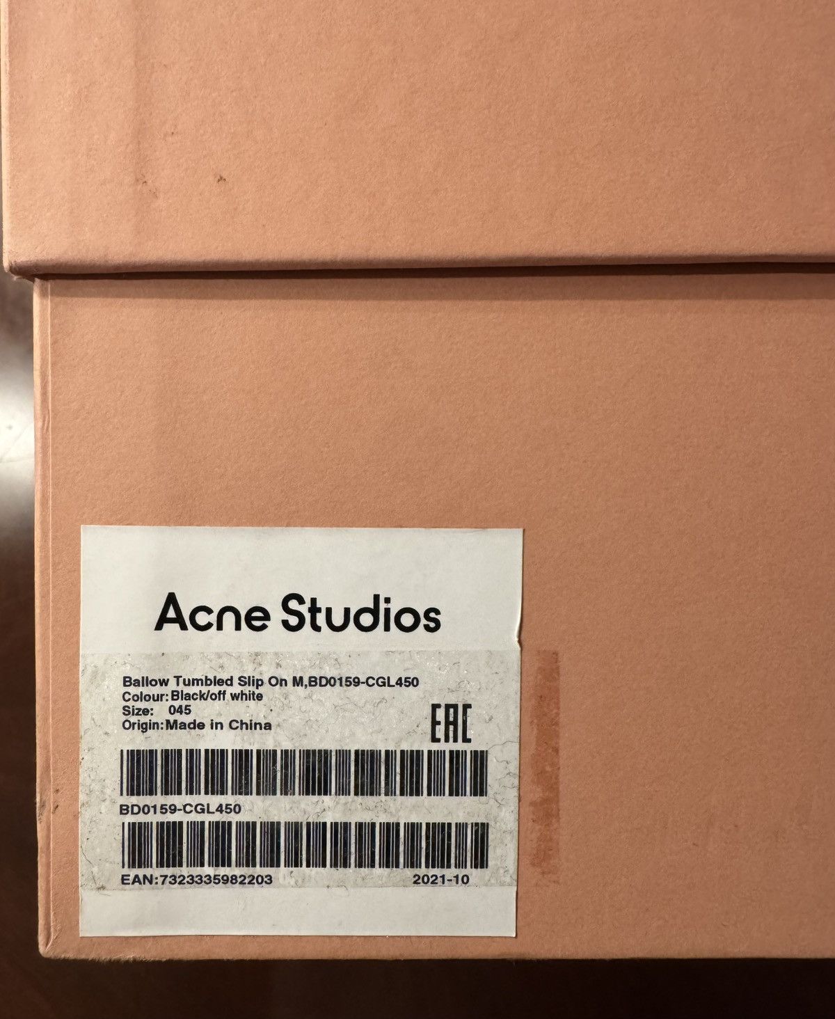 Acne Studios Acne Studios Black Canvas Slip-on Sneakers Size US 12 / EU 45 - 7 Thumbnail