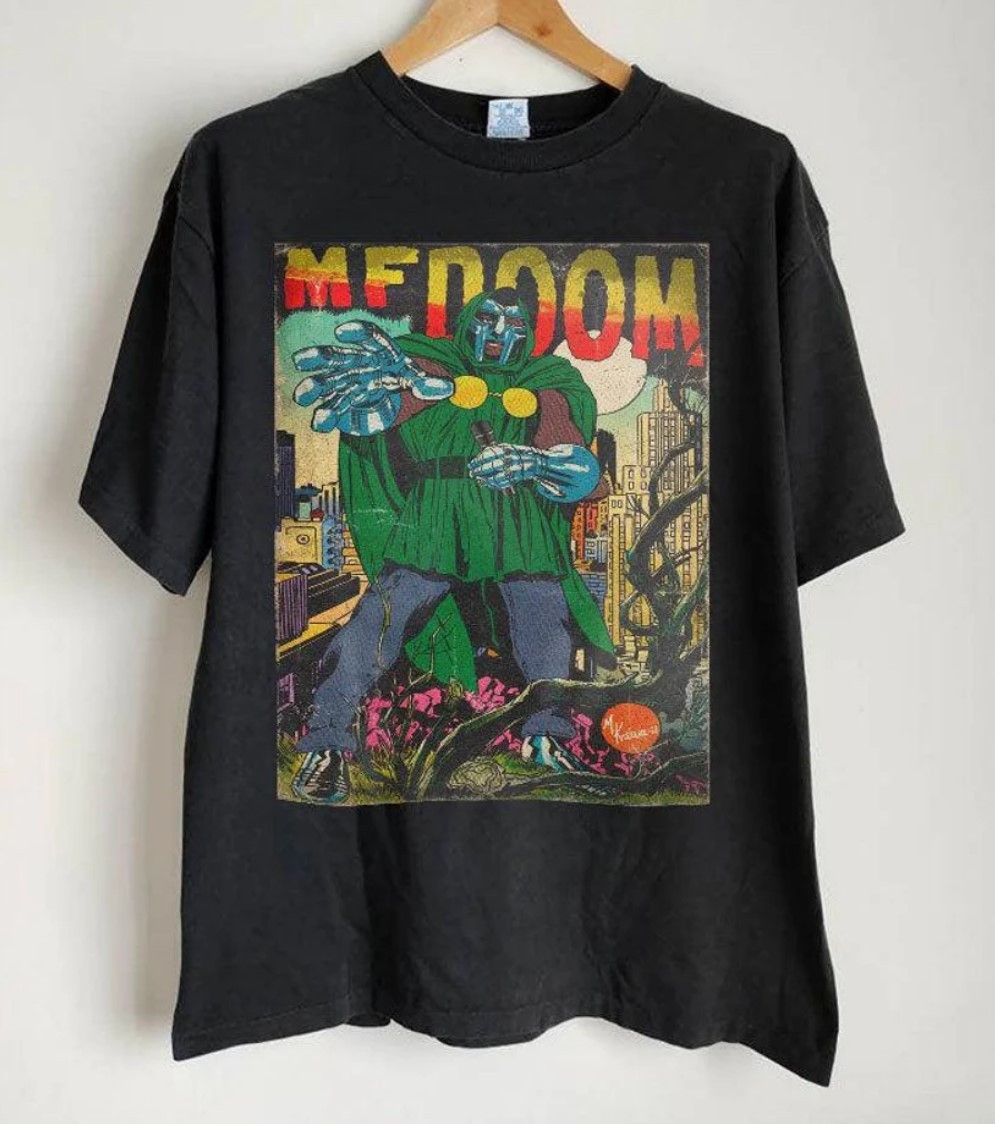 MF Doom MF Doom T-shirt MF Doom Rap RnB HipHop Shirt Tee Size US XL / EU 56 / 4 - 4 Thumbnail