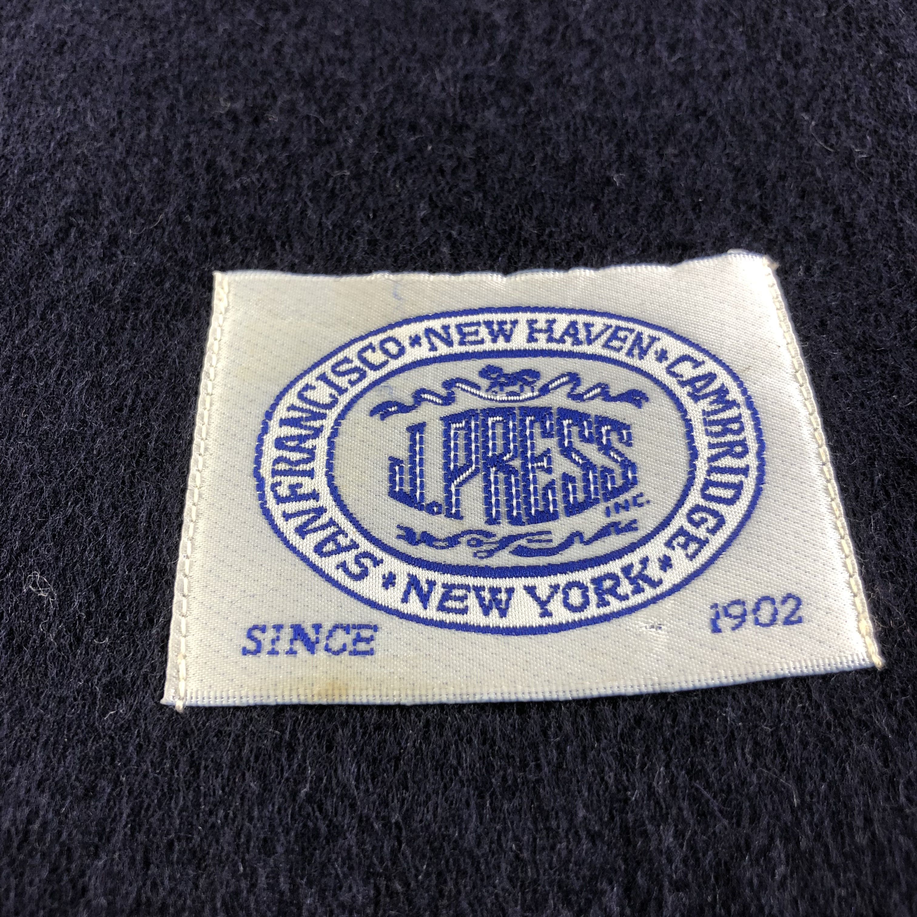 J. Press J. Press Plain Blue Wool Scarf Muffler V1630 Size ONE SIZE - 4 Thumbnail