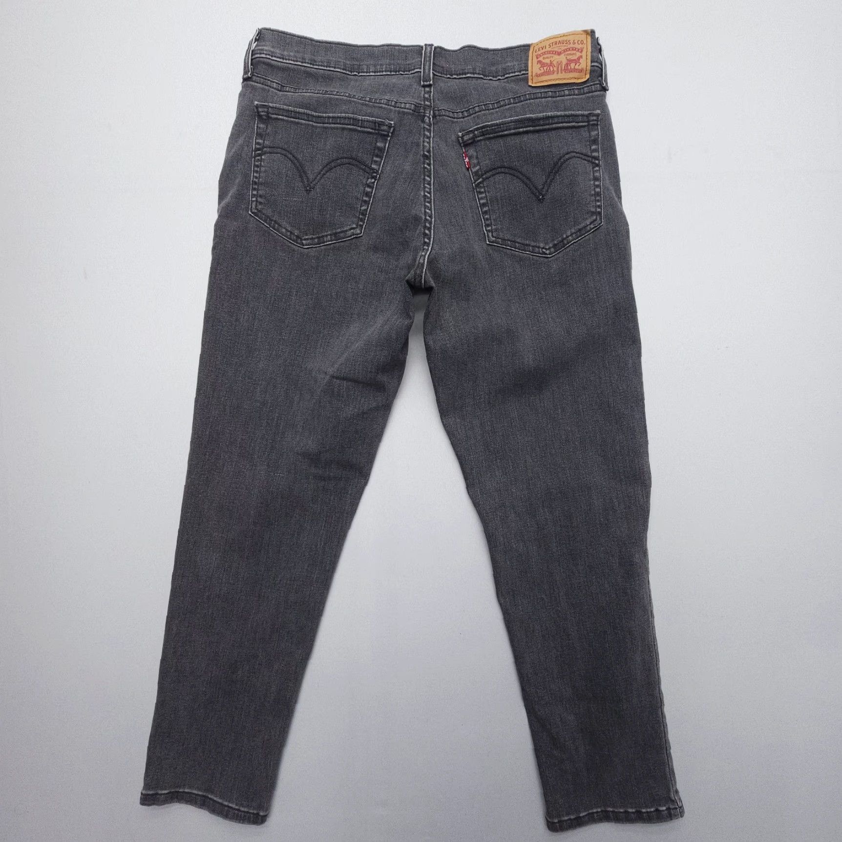 Levi's Levi's Jeans Boyfriend Size 30 Gray Denim Stretch 27" Inseam Mid Rise Regular Fit Women 5-Pocket Design Vintage: No Theme: 90s Size 30" / US 8 / IT 44 - 2 Thumbnail
