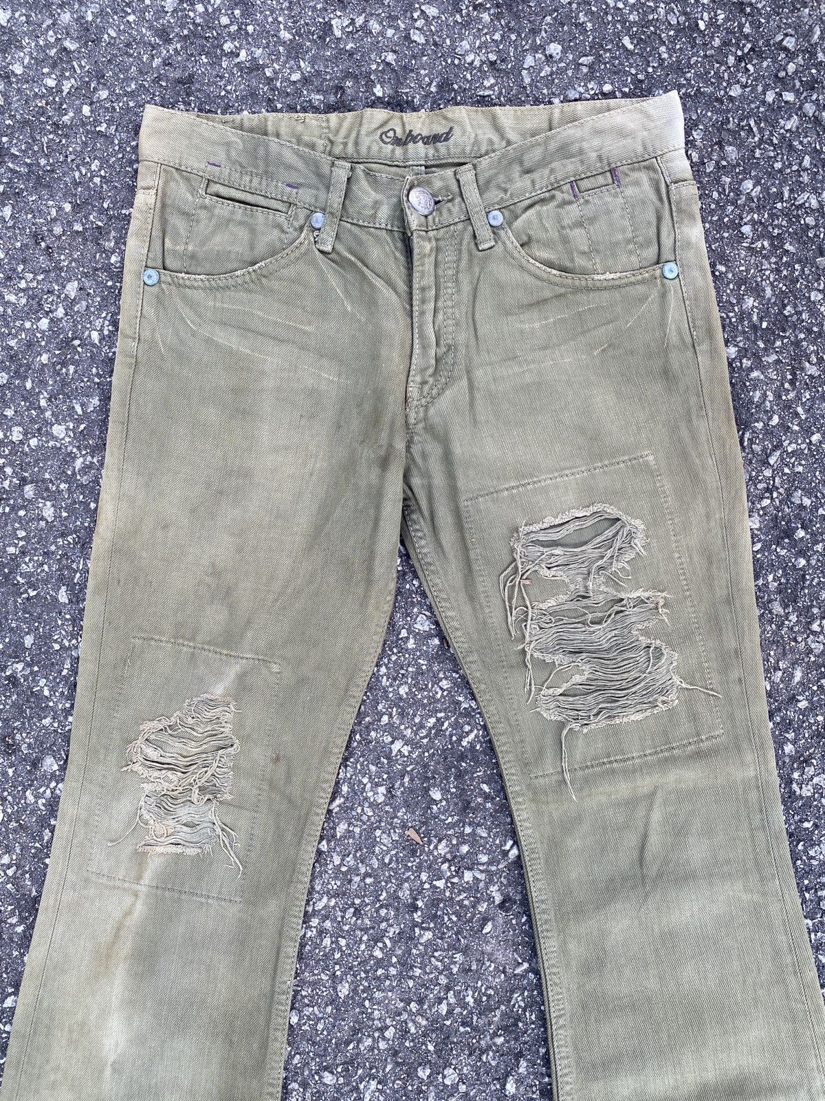 Japanese Brand Japanese Brand On Board Distressed Flare Denim Size US 31 - 3 Thumbnail
