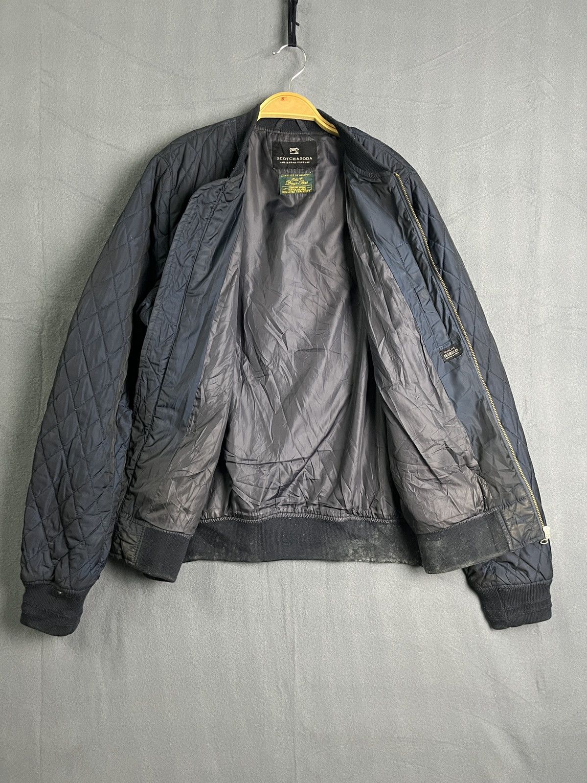 Scotch & Soda × Vintage Quilted Bomber Jacket Scotch & Soda VTG Rare Size US M / EU 48-50 / 2 - 8 Thumbnail