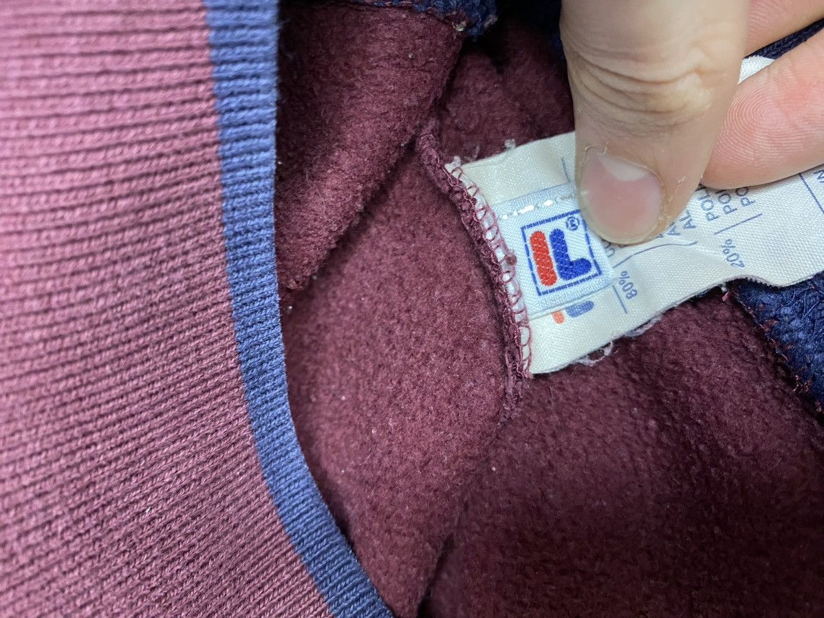 Fila 🚨Vintage 90s Fila sweatshirt Big Embroidered logo boxy fit Size US L / EU 52-54 / 3 - 7 Thumbnail
