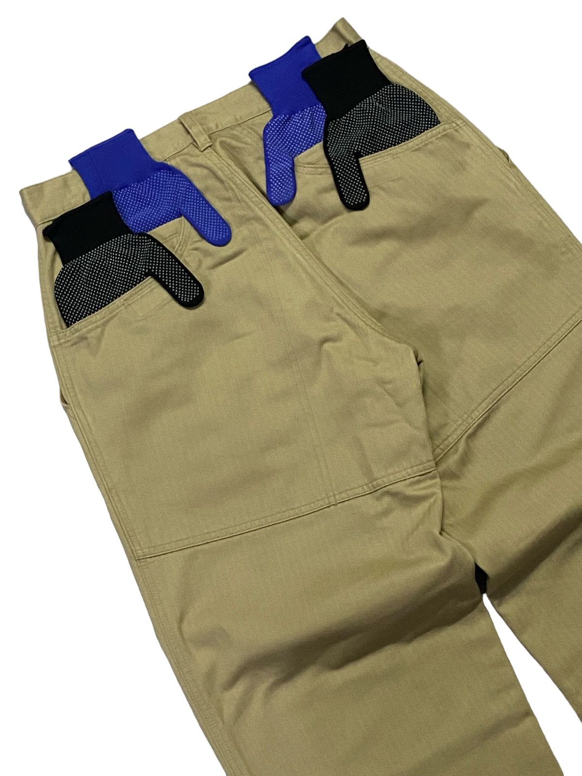 Bape × Nigo Vintage A Bathing Ape Double Pocket Chino Khaki Pants Size US 30 / EU 46 - 18 Thumbnail