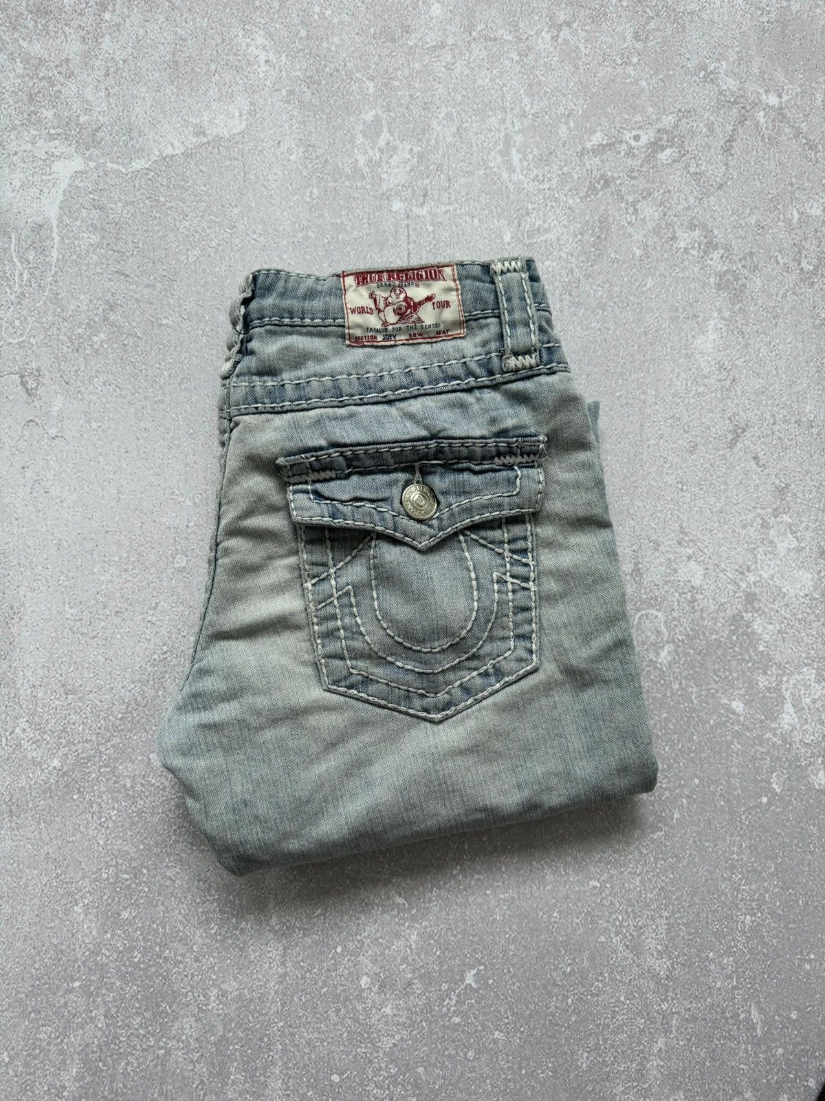 Pre-owned True Religion Vintage  Joey Denim Jeans Usa In Blue