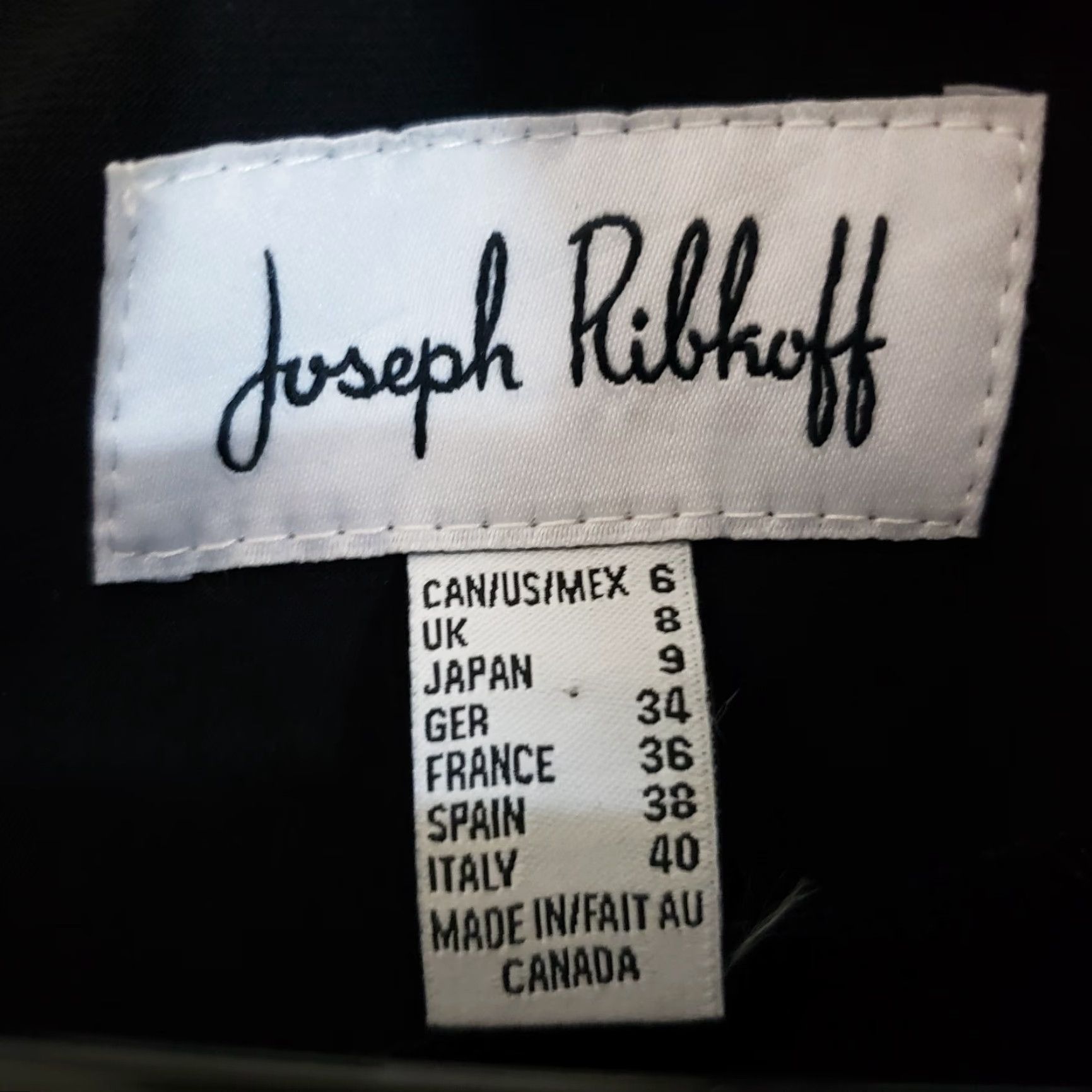 Joseph Ribkoff Joseph Ribkoff Womens Dress Sz 6 Black Gold Lace Floral Short Sleeve Size 28" / US 6 / IT 42 - 5 Thumbnail