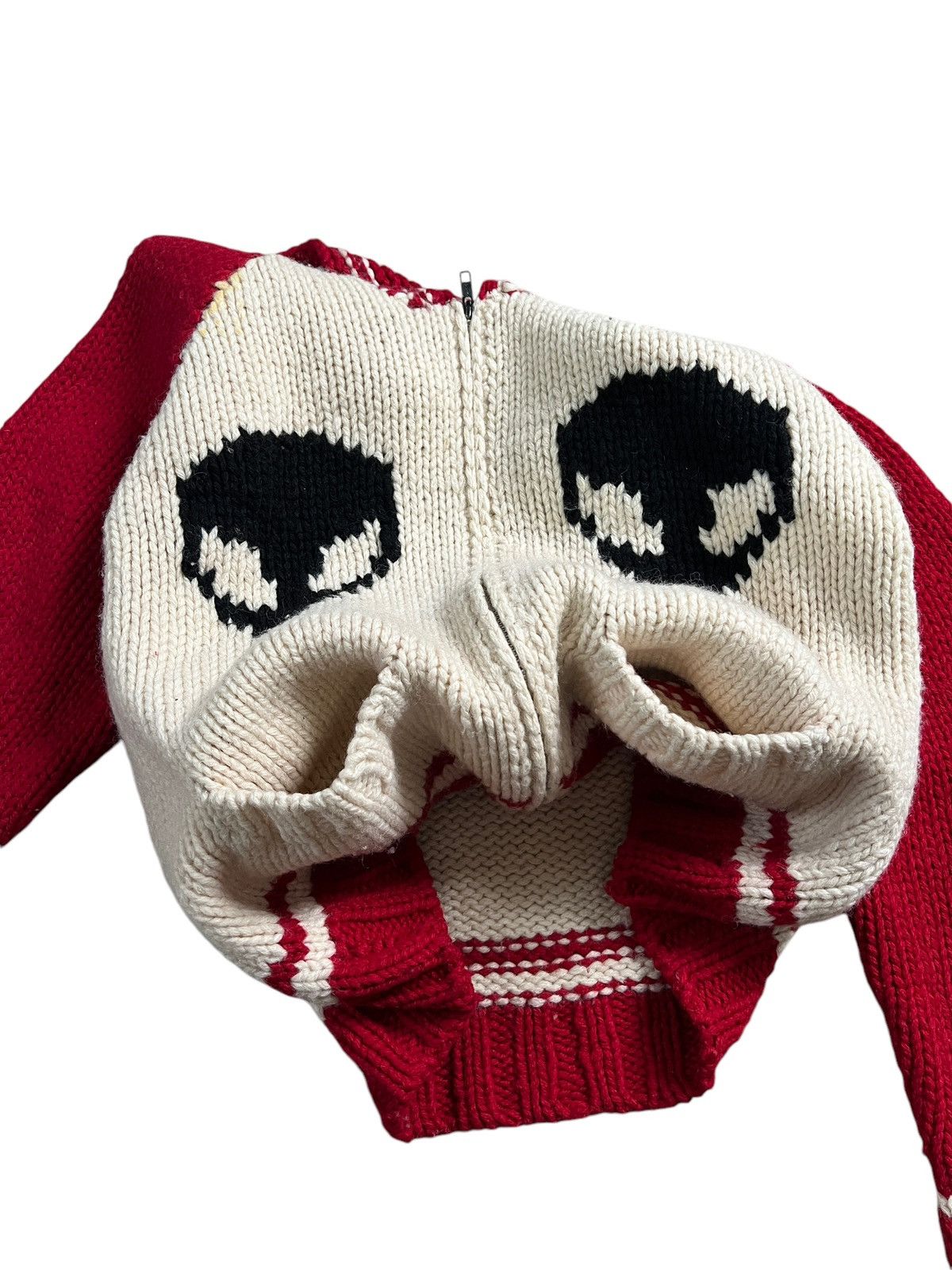 Alien Workshop × Vintage Vintage 90s Beschwa 👽 Zipper Knit Sweater Size US M / EU 48-50 / 2 - 7 Thumbnail