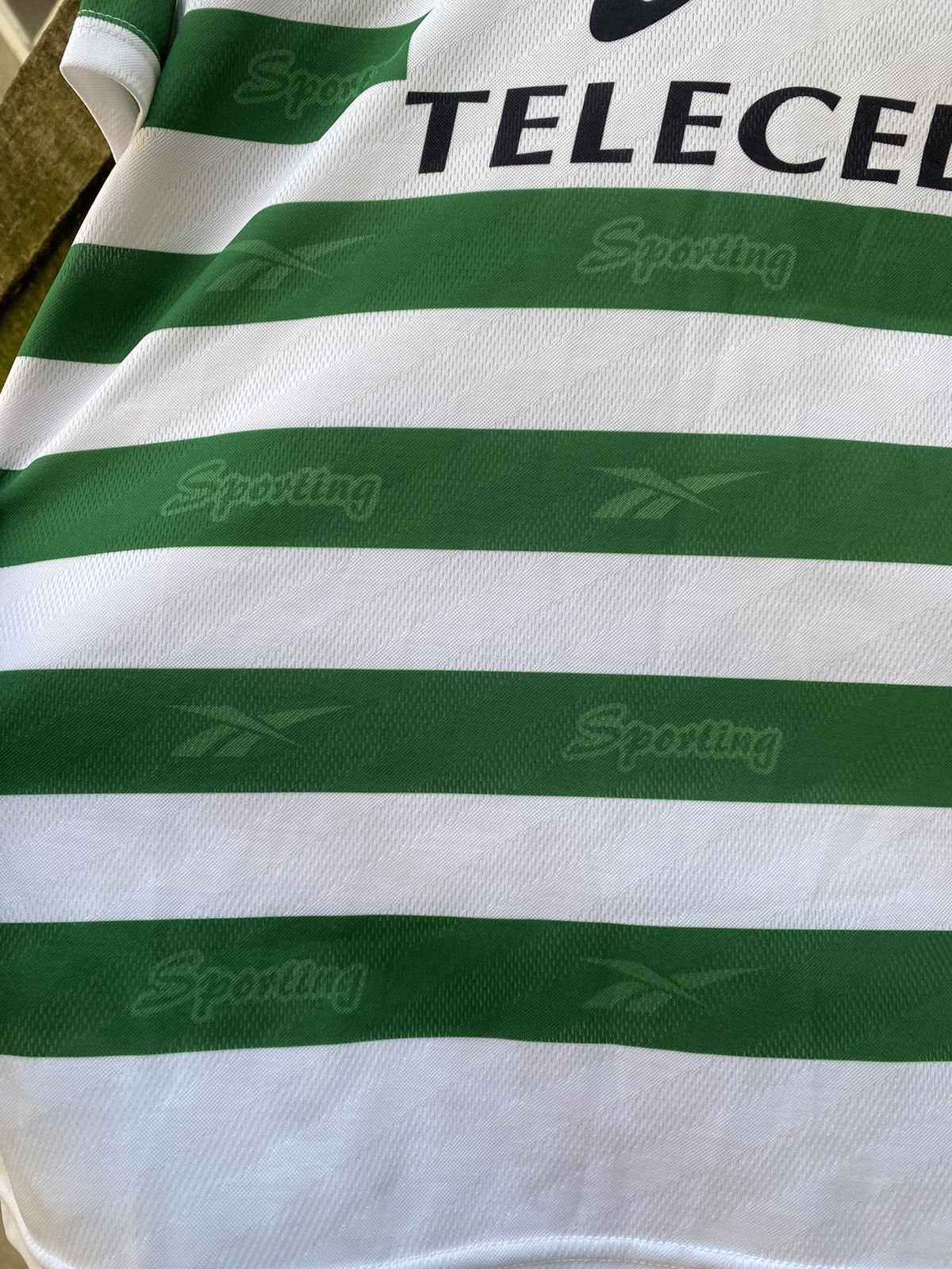 Vintage 1999/00s Reebok Sportling Soccer Jersey