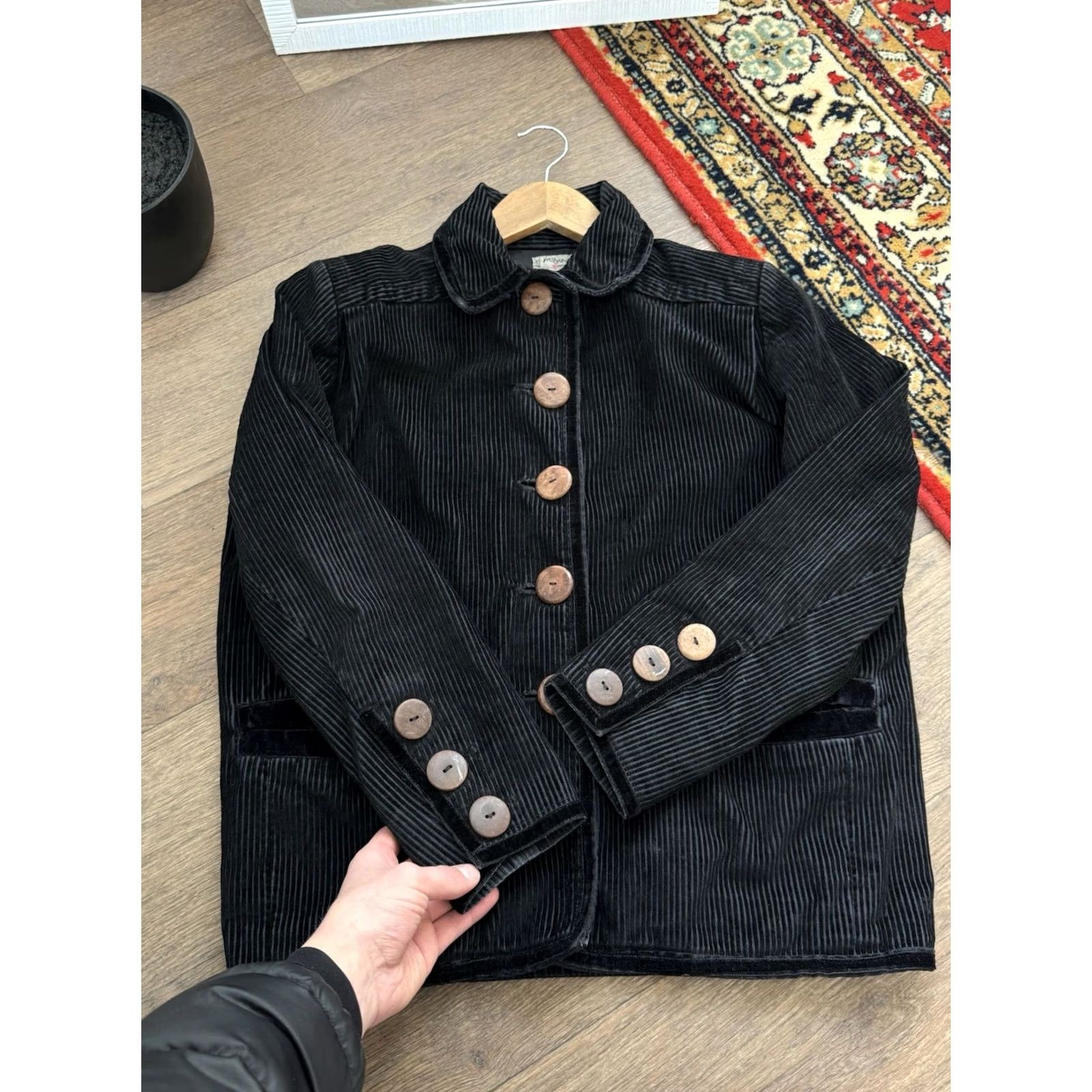 Yves Saint Laurent VINTAGE Saint Laurent Rive Gauche Women's Corduroy Blazer Jacket Button Up Sz 34 Size S / US 4 / IT 40 - 3 Thumbnail