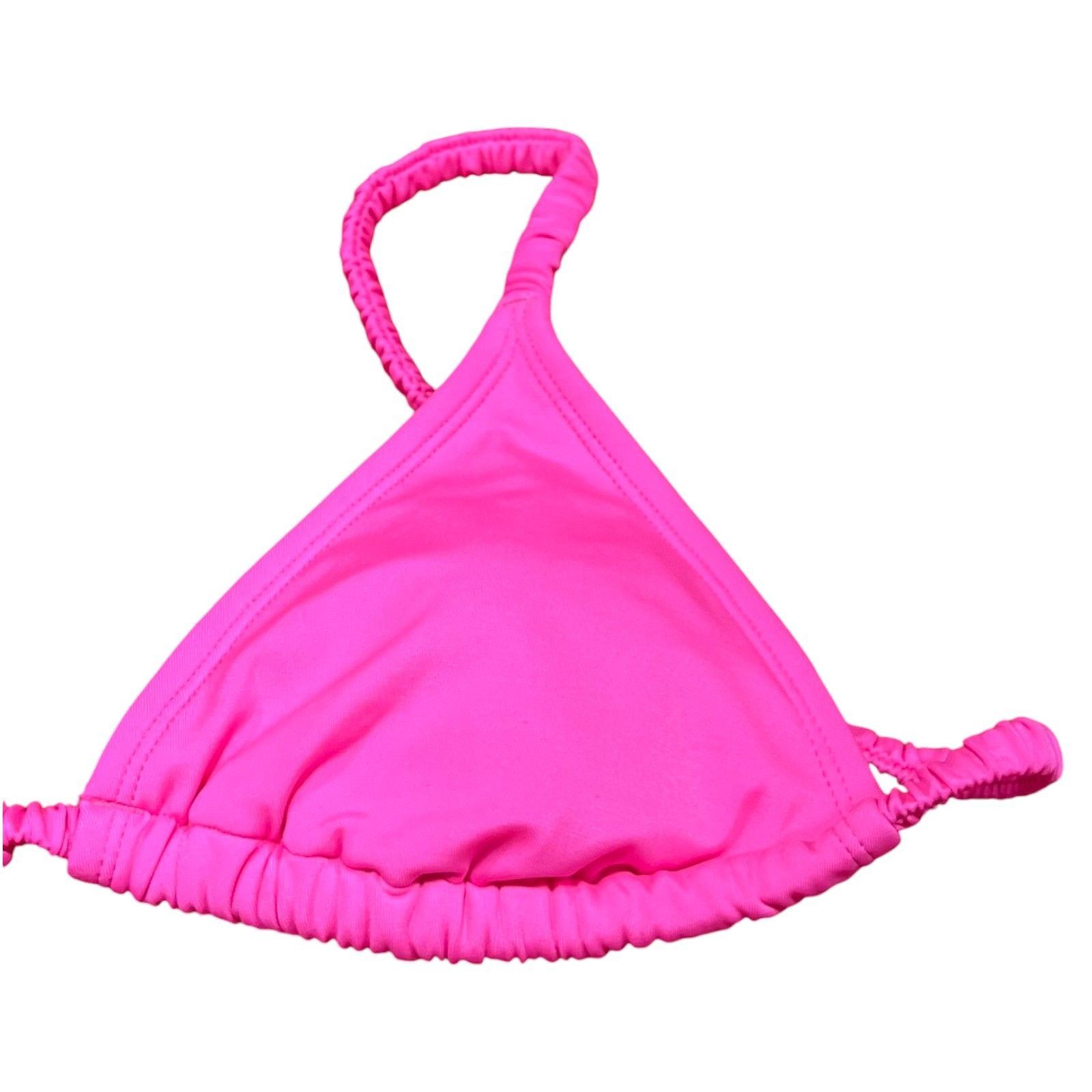 Other Wild Fable - Women's Strap Triangle Bikini Top - Pink - Medi Size ONE SIZE - 12 Thumbnail