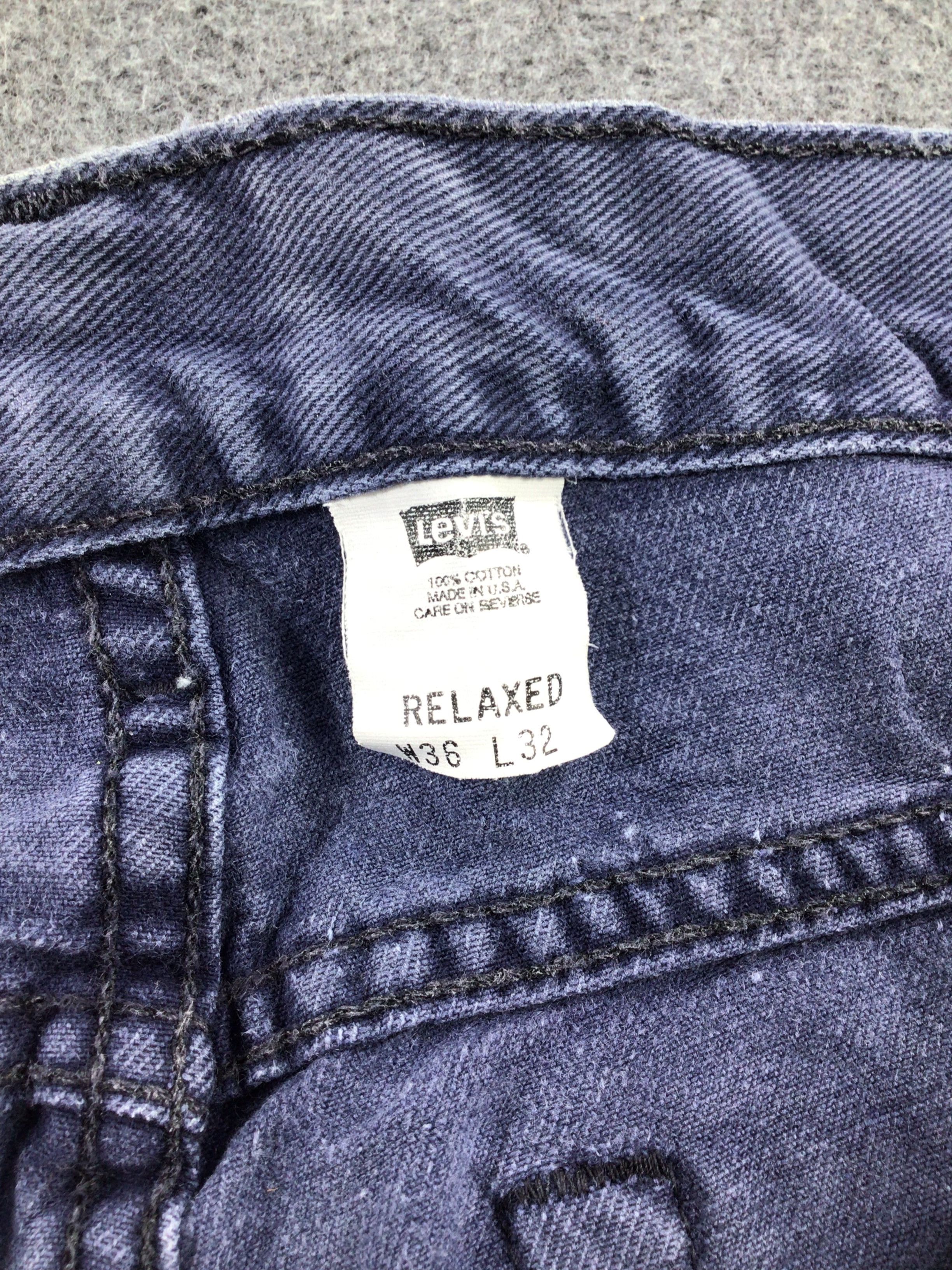 Levi's Vintage 90s Levis 540 Jeans Distressed Denim KJ283 Size US 34 / EU 50 - 10 Thumbnail