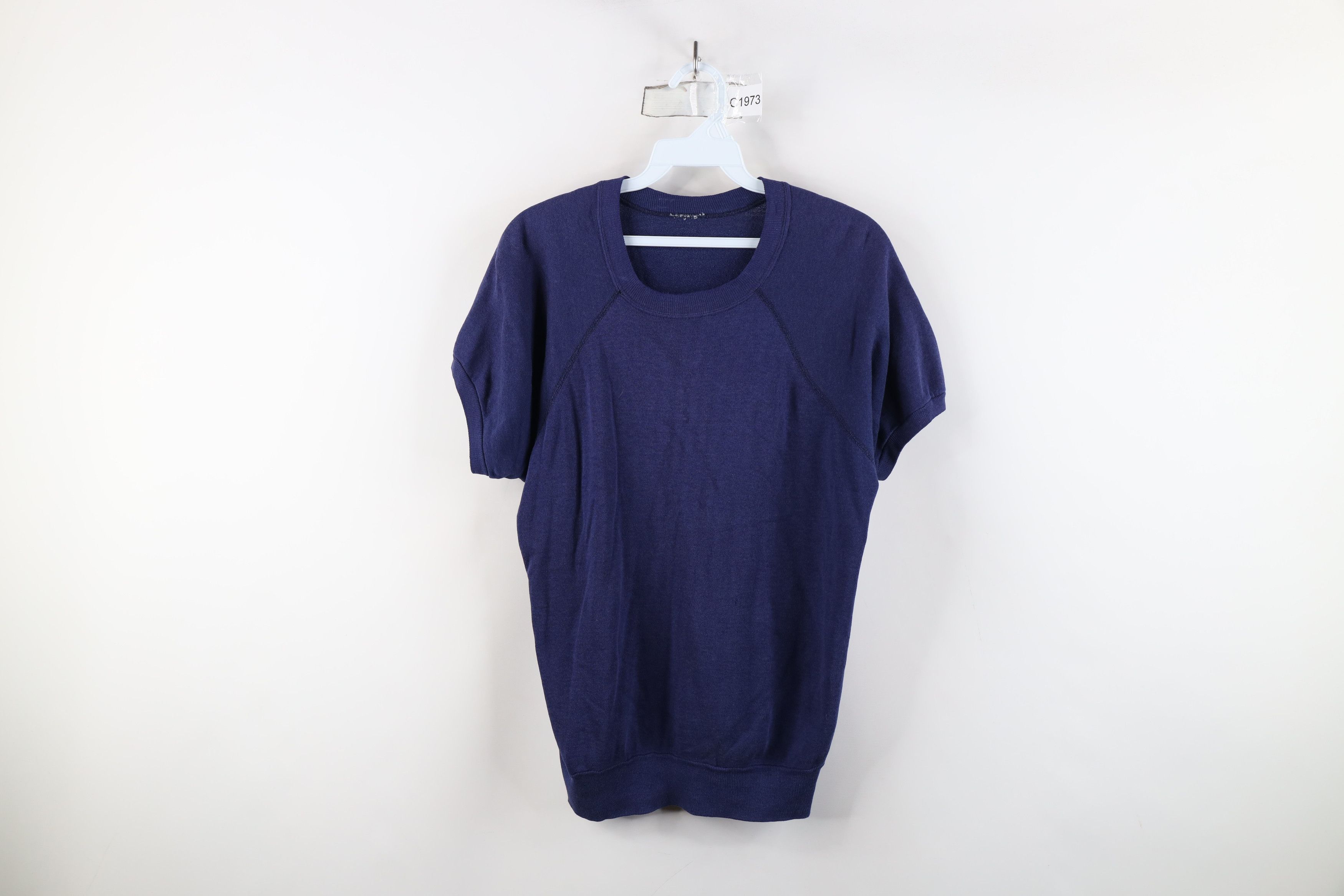 Vintage Vintage 50s 60s Streetwear Short Sleeve Raglan Sweatshirt Size US M / EU 48-50 / 2 - 1 Thumbnail