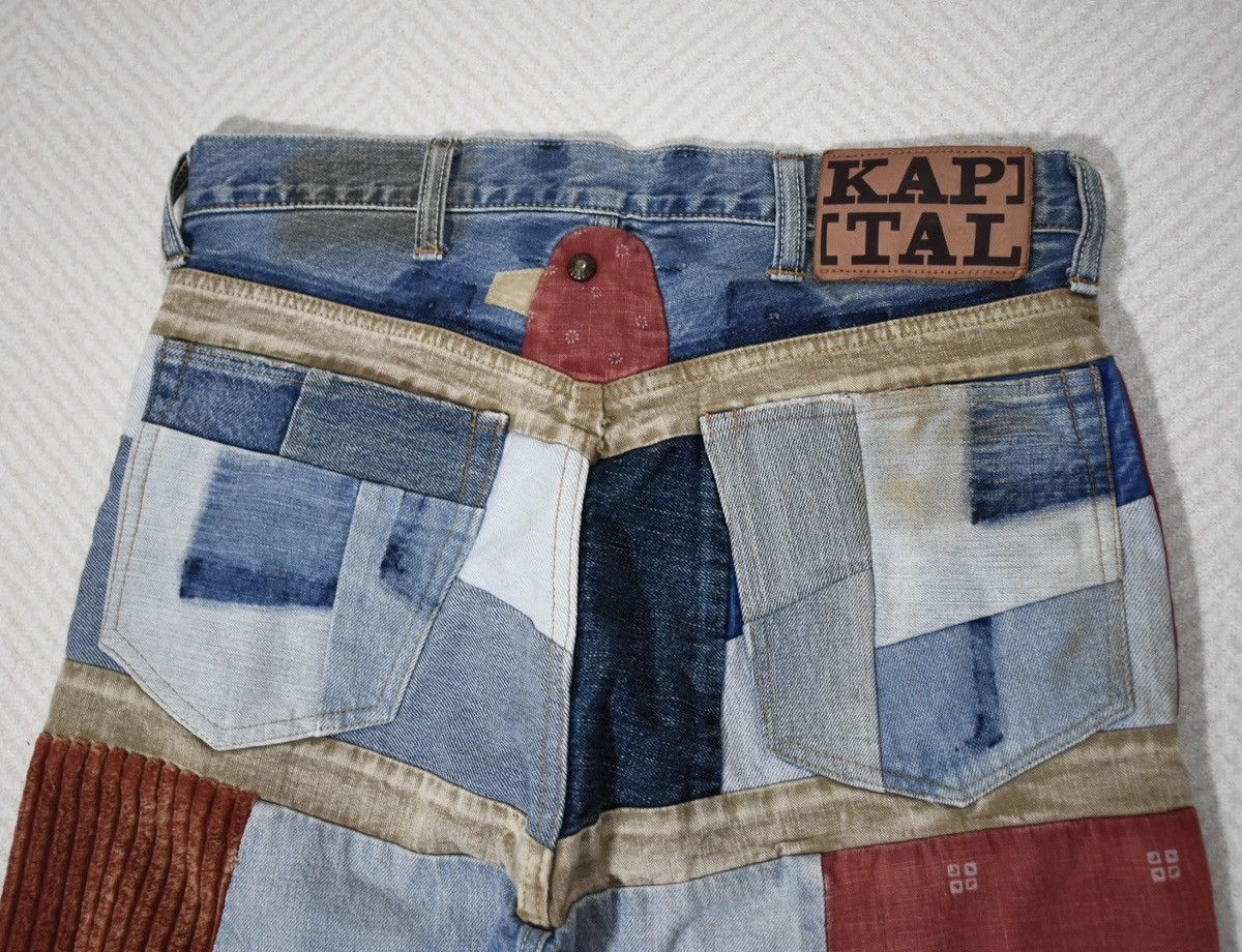 Kapital Kapital Kountry Reworked Denim Shorts W32 Size US 32 / EU 48 - 3 Thumbnail