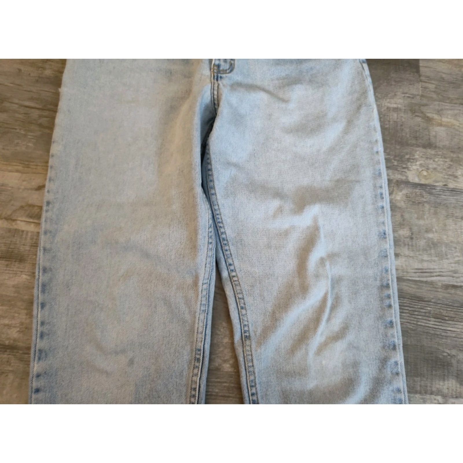 Vintage Vintage L.A. Blues Women’s Denim Jeans Size 12 Light Wash High Waist Slim Fit 90s Mom Style Size 34" / US 12 / IT 48 - 3 Thumbnail