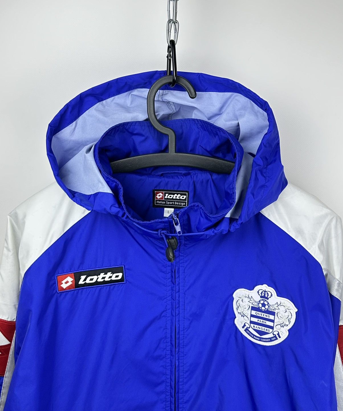 Lotto Sport QUEENS PARK RANGERS FOOTBALL SOCCER JACKET LOTTO Size Large Size US L / EU 52-54 / 3 - 2 Thumbnail