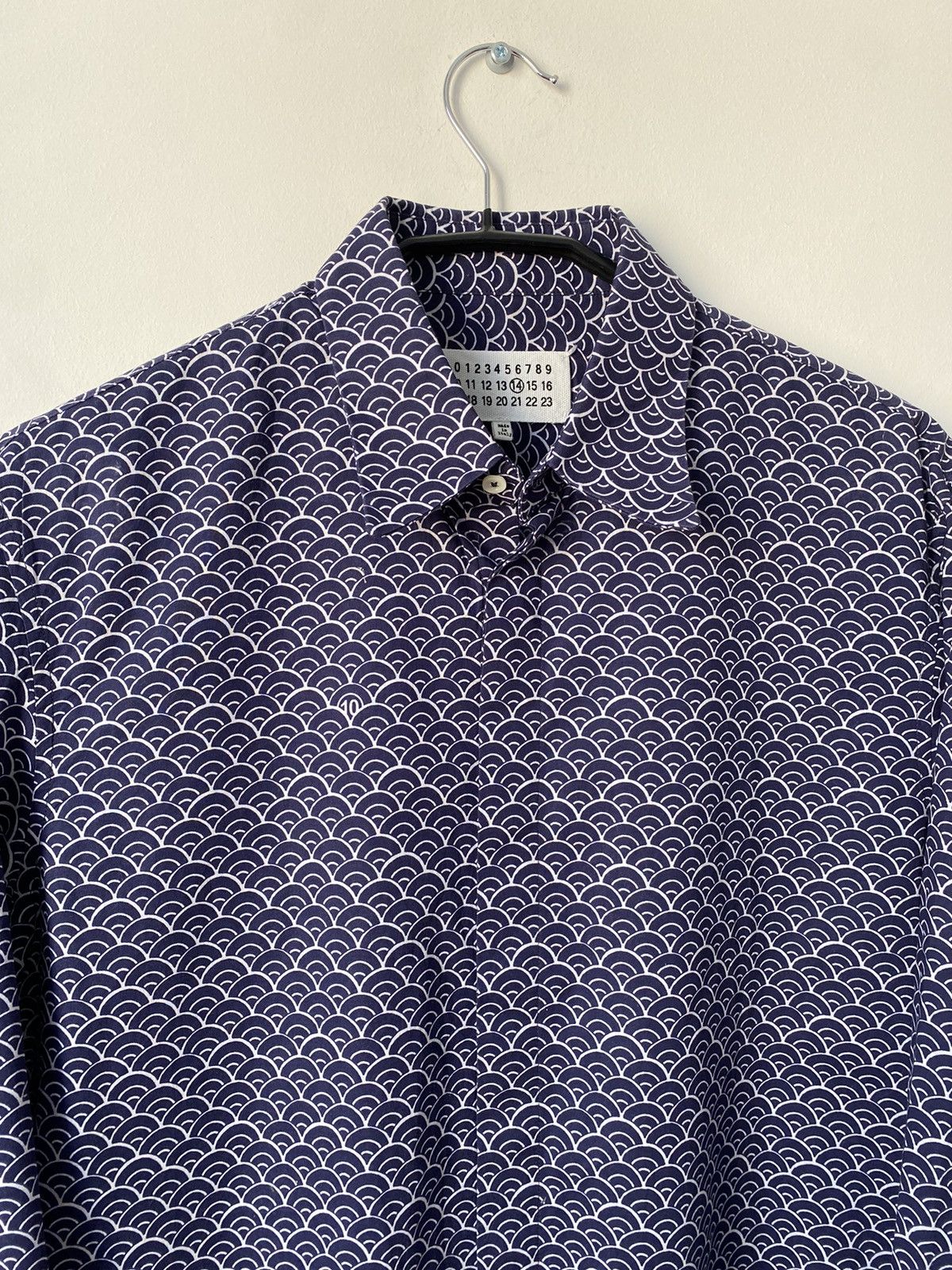 Maison Margiela Maison Martin Margiela Cotton Navy Shirt Size:40 Size US M / EU 48-50 / 2 - 3 Thumbnail