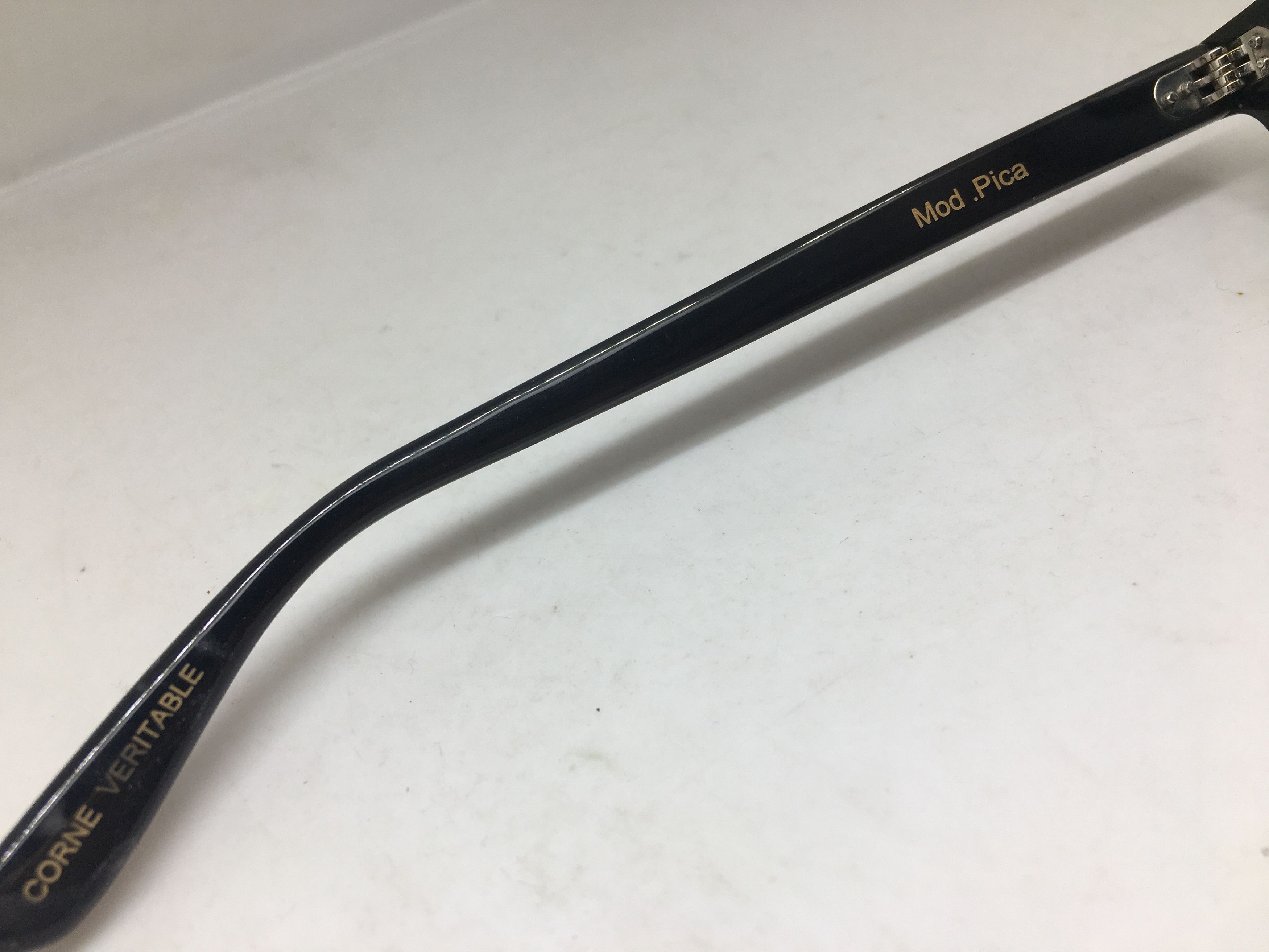 Lesca Lunetier Lesca Lunetier Genuine Horn PICA Architect Sunglasses Size ONE SIZE - 6 Thumbnail