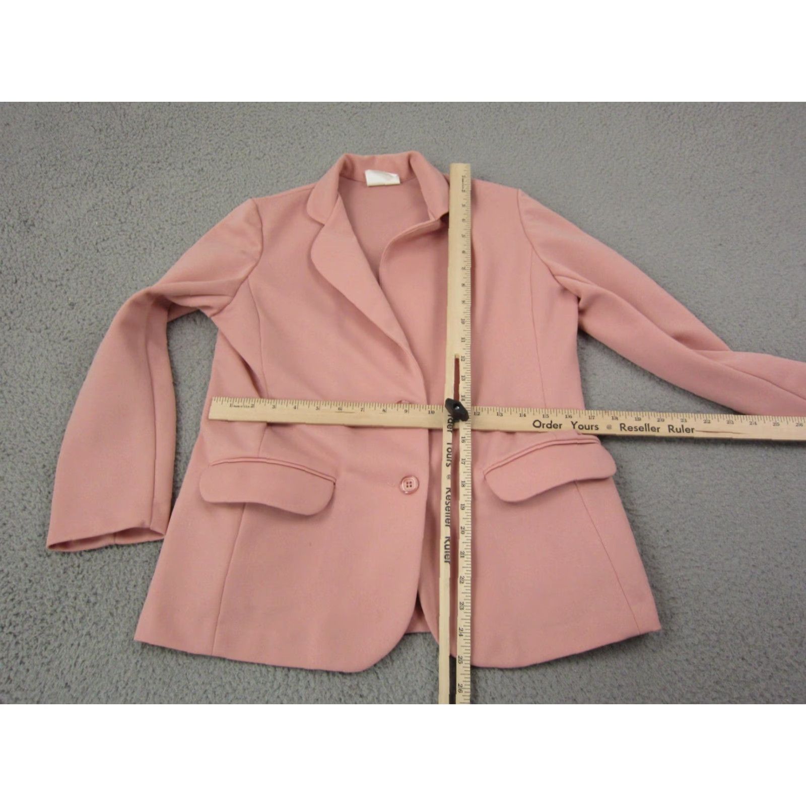 Sears VINTAGE Sears Jacket Womens Size 10 Pink Blazer 60s 70s Ladies Career Suit Shirt Hat? Size L / US 10 / IT 46 - 6 Thumbnail