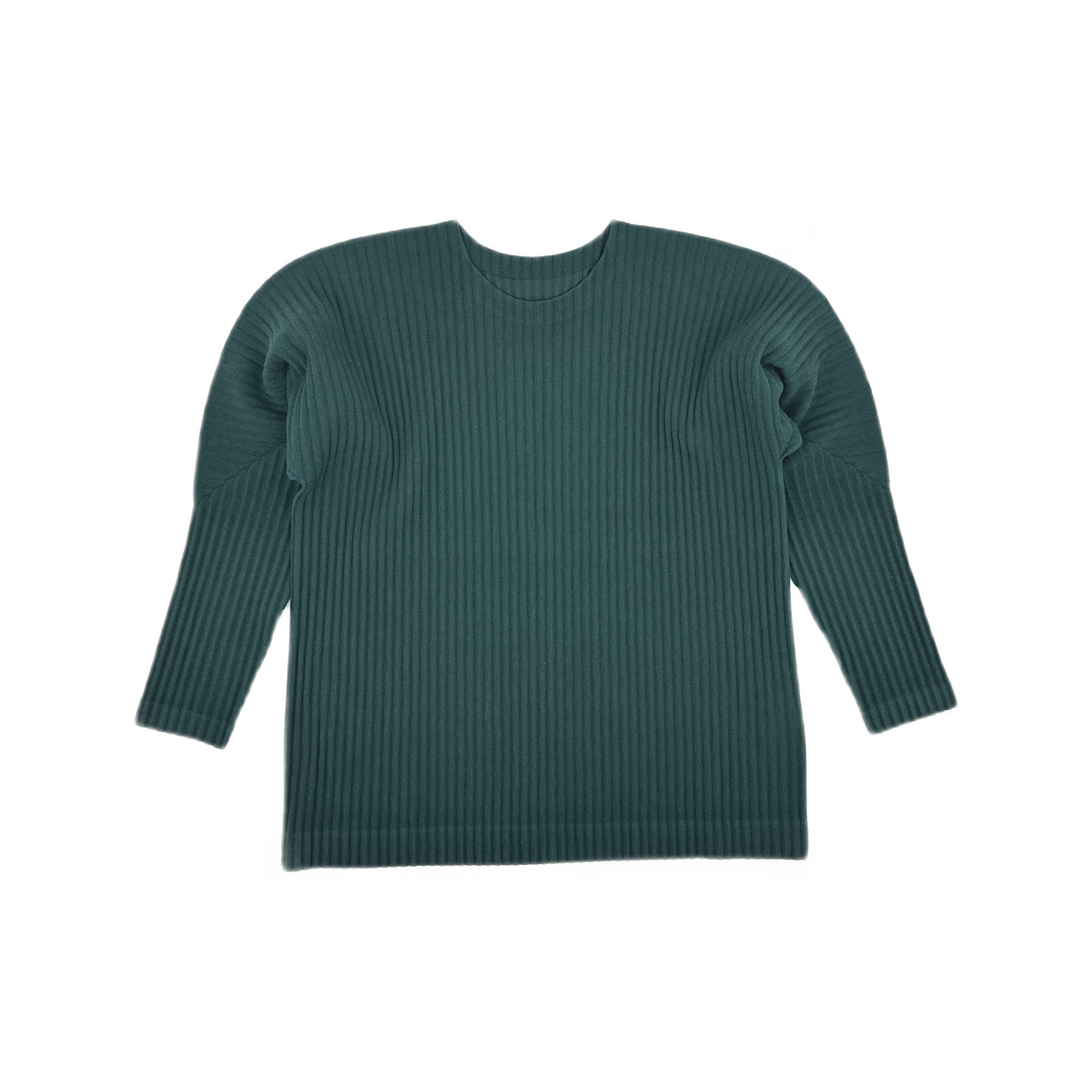 Issey Miyake Homme Plissé Issey Miyake Pleated Long Sleeve Tee Size 3 Size US L / EU 52-54 / 3 - 1 Thumbnail