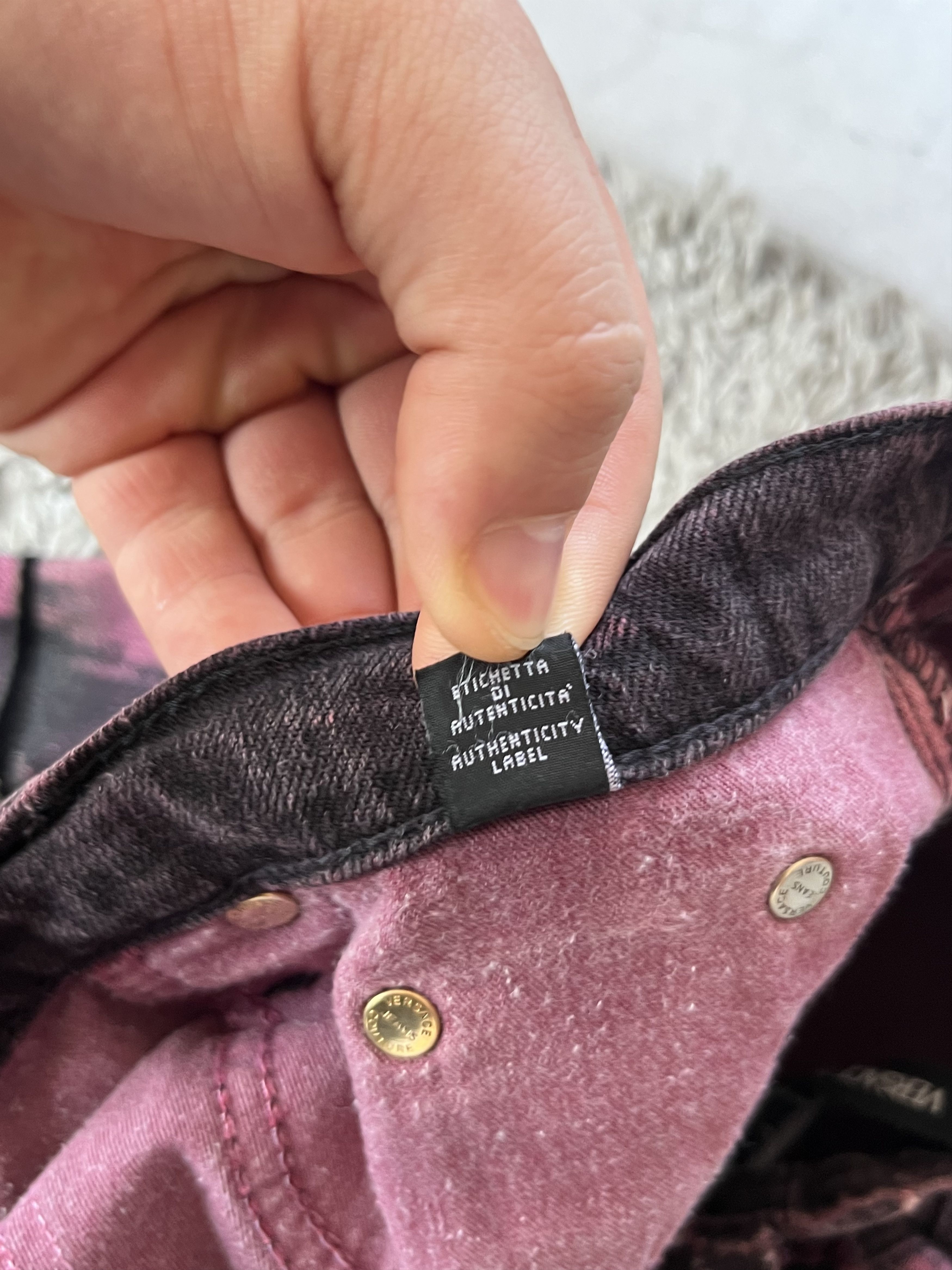 Versace Jeans Couture Vintage Luxury Versace Jeans Very Rare Avant-Garde Size 27" / US 4 / IT 40 - 15 Thumbnail