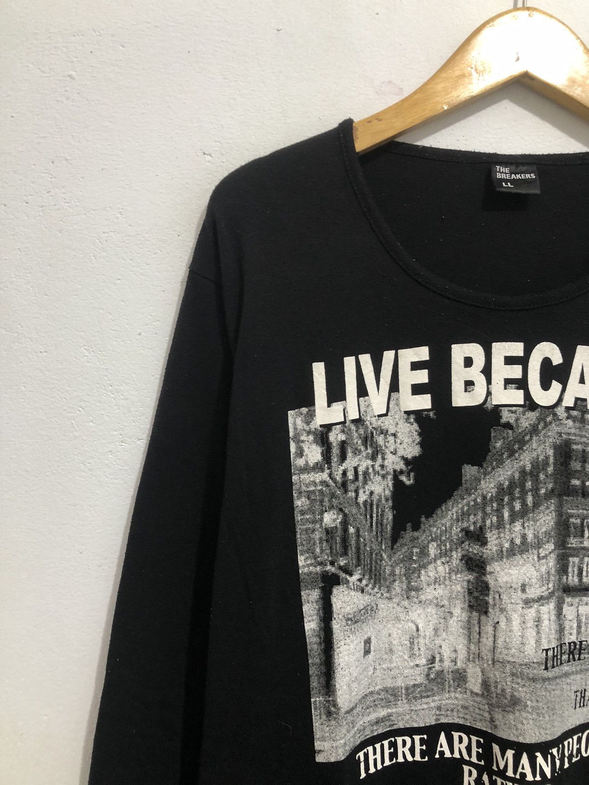 Hysteric Glamour Japanese Poem The Breakers LongSleeve Rock Punk Style Size US L / EU 52-54 / 3 - 4 Thumbnail