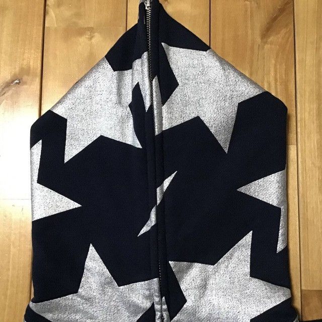 Bape Silver Foil BAPE Sta Full Zip Hoodie Navy a bathing ape star Size US S / EU 44-46 / 1 - 3 Thumbnail