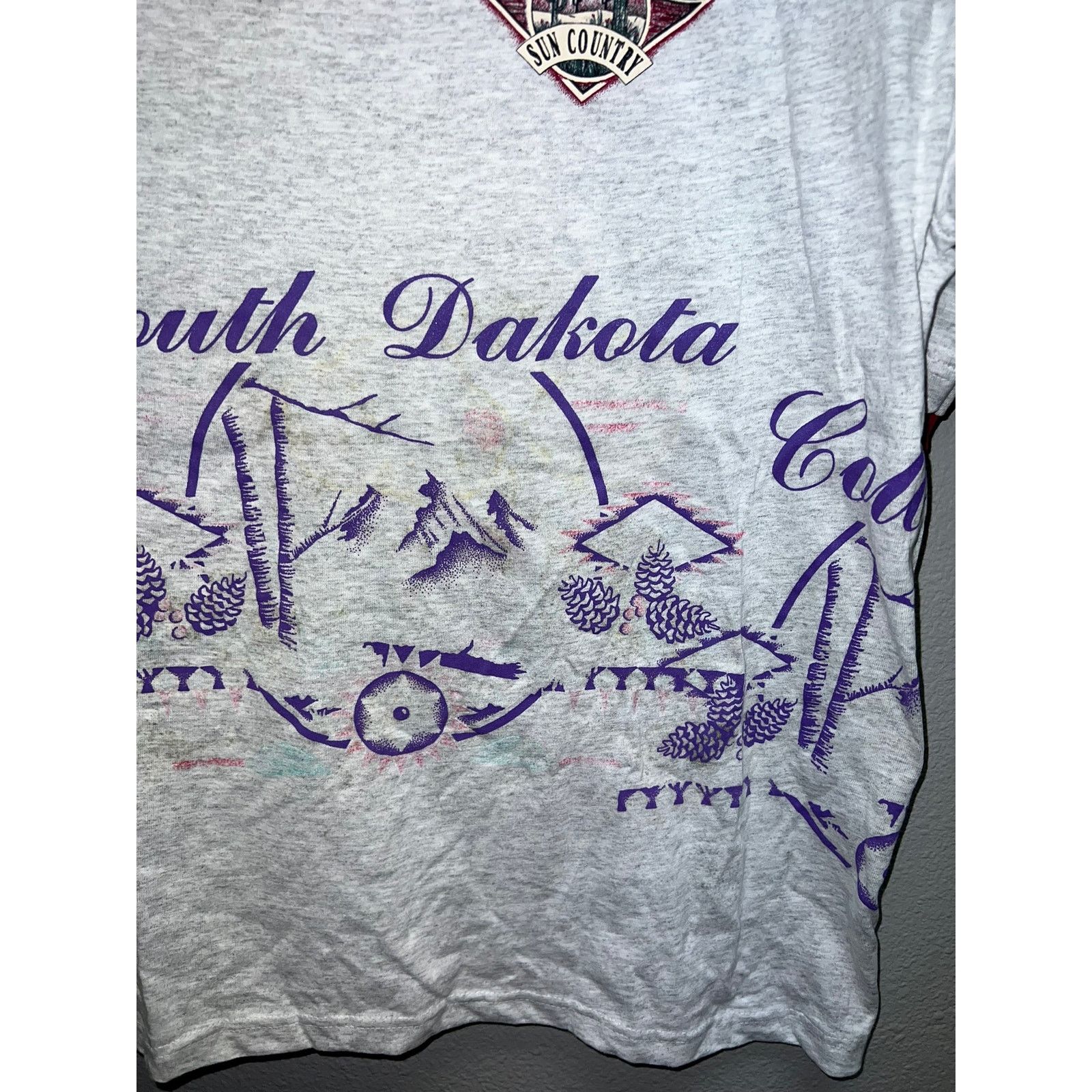 Signal Sport Vintage Destination Shirt Test Print Arizona South Dakota L Size US L / EU 52-54 / 3 - 3 Thumbnail