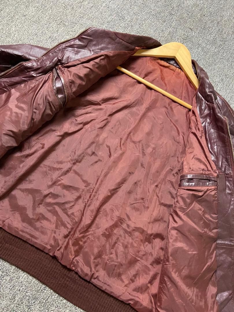 Japanese Brand ECHTES LEDER Bomber Style Leather Jacket (197) Size US XS / EU 42 / 0 - 6 Thumbnail