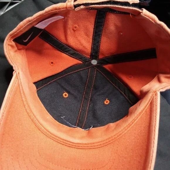 Nike Vintage 90s Nike Swoosh Logo Strap Back Hat Cap Size ONE SIZE - 7 Thumbnail