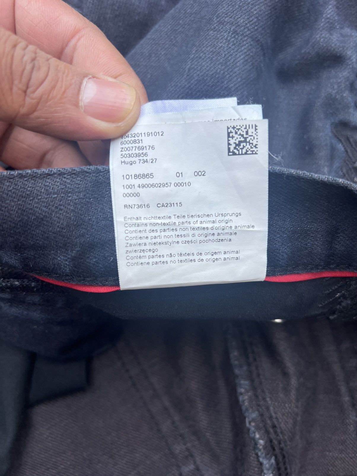 Hugo Boss RARE HUGO BOSS DENIM JEANS Size US 33 - 14 Thumbnail